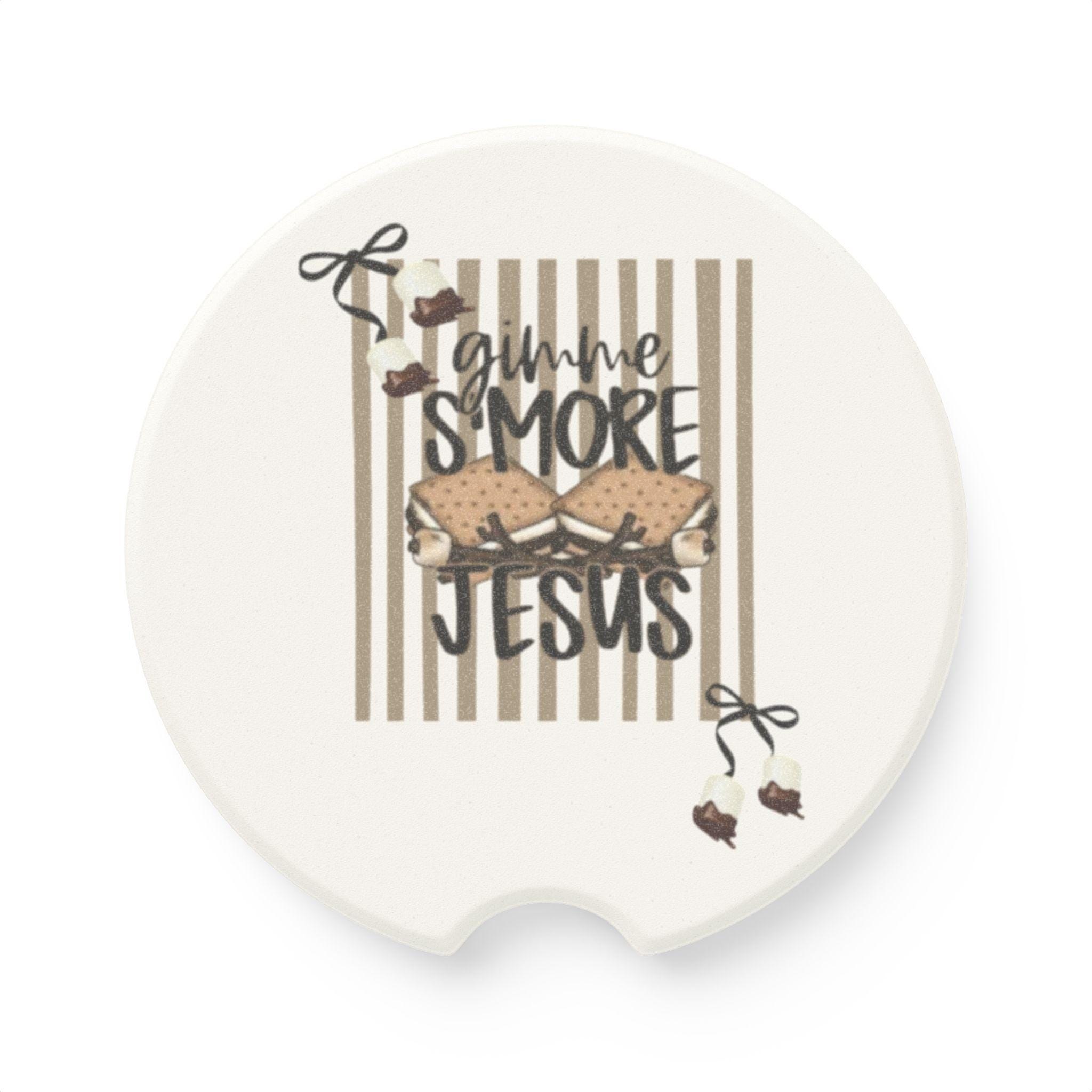 Gimme Smore Jesus Soapstone Car Coaster, product image 3