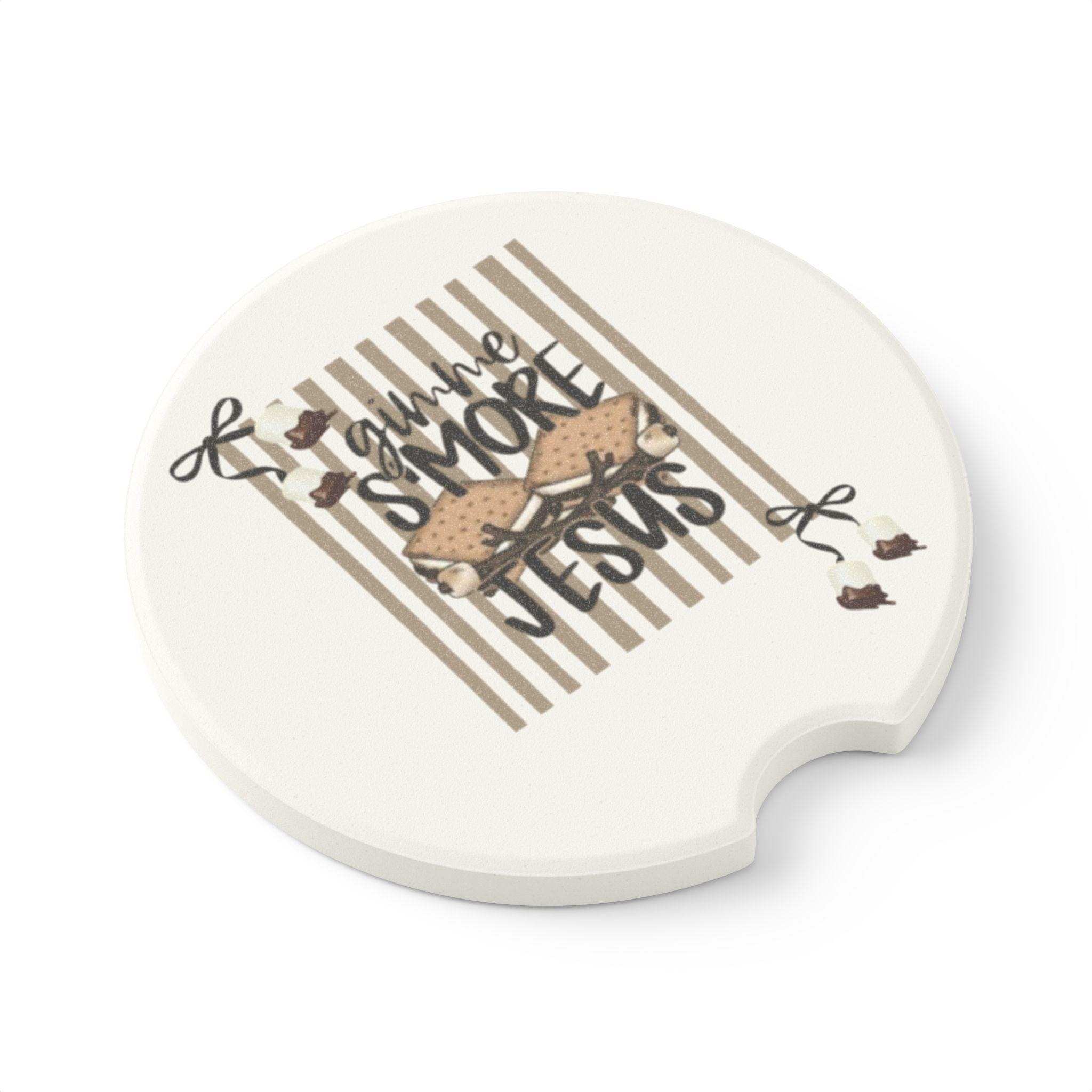 Gimme Smore Jesus Soapstone Car Coaster, product image 4