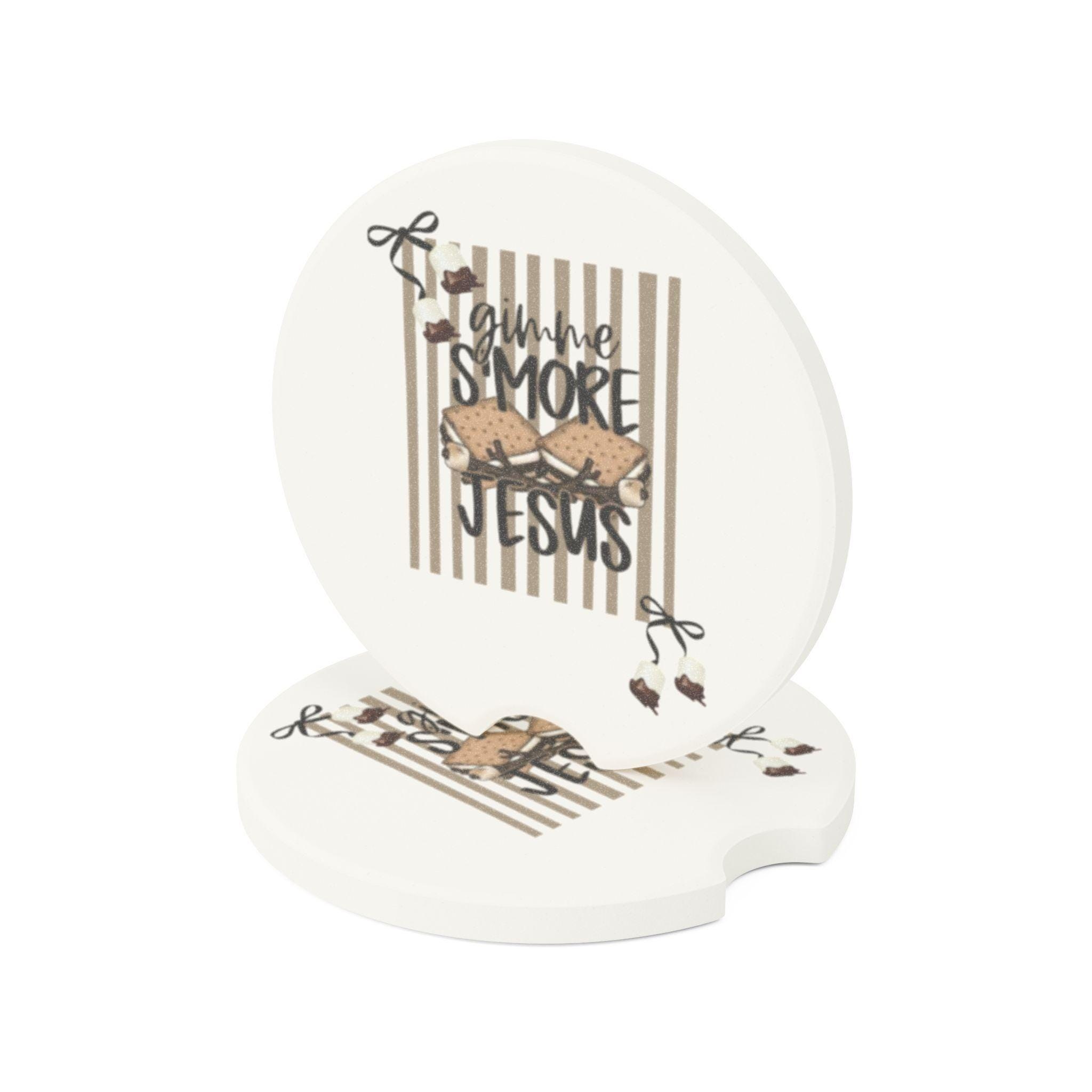 Gimme Smore Jesus Soapstone Car Coaster, product image 5