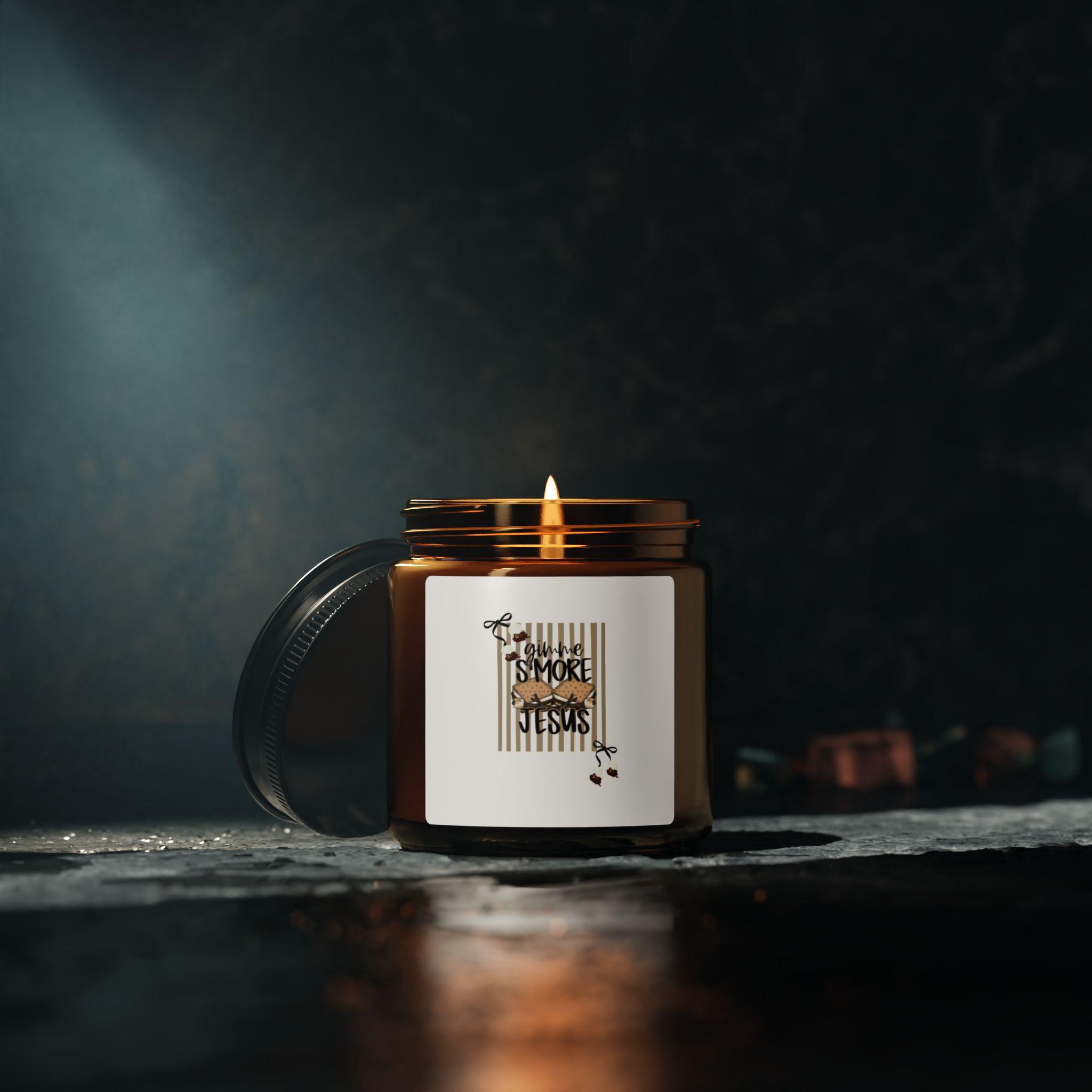 Coffee Is My Smoke Aroma candle | Soy Candle in Amber Jar