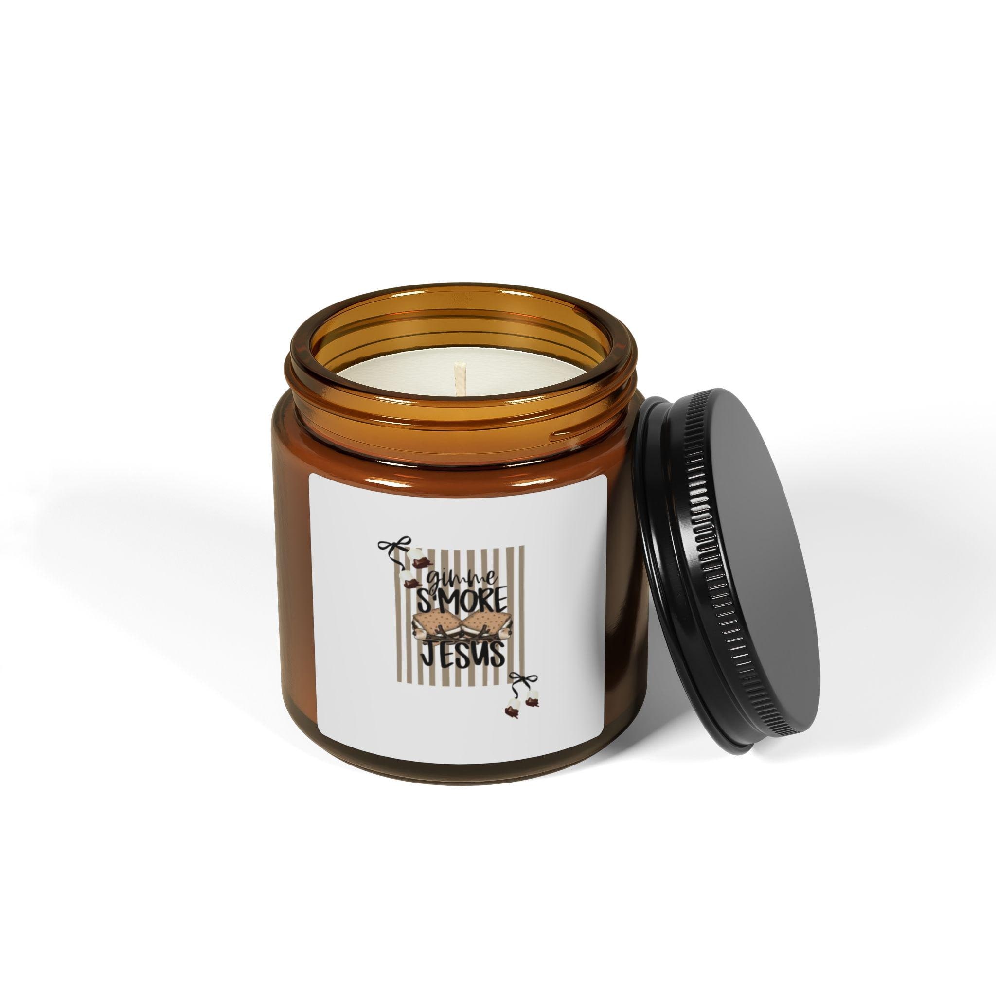 Coffee Is My Smoke Aroma candle | Soy Candle in Amber Jar, product image 5