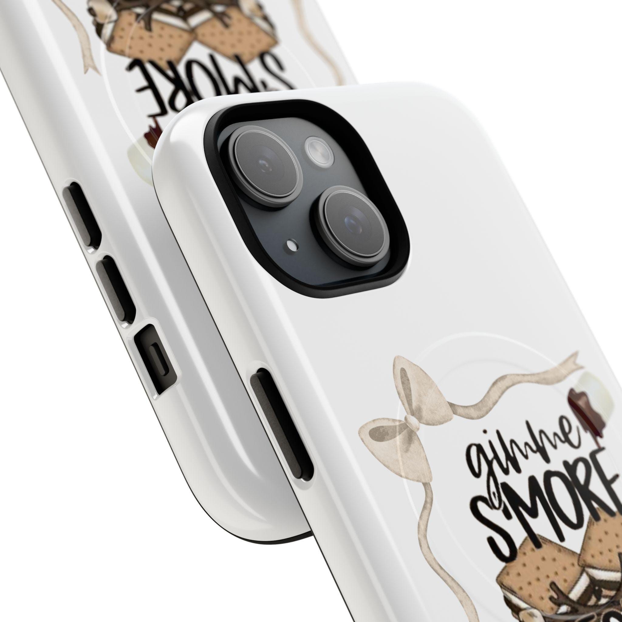 gimme s'more Jesus Phone Case | Tough Magnetic Case, Christian Camping S'mores Design, product image 2