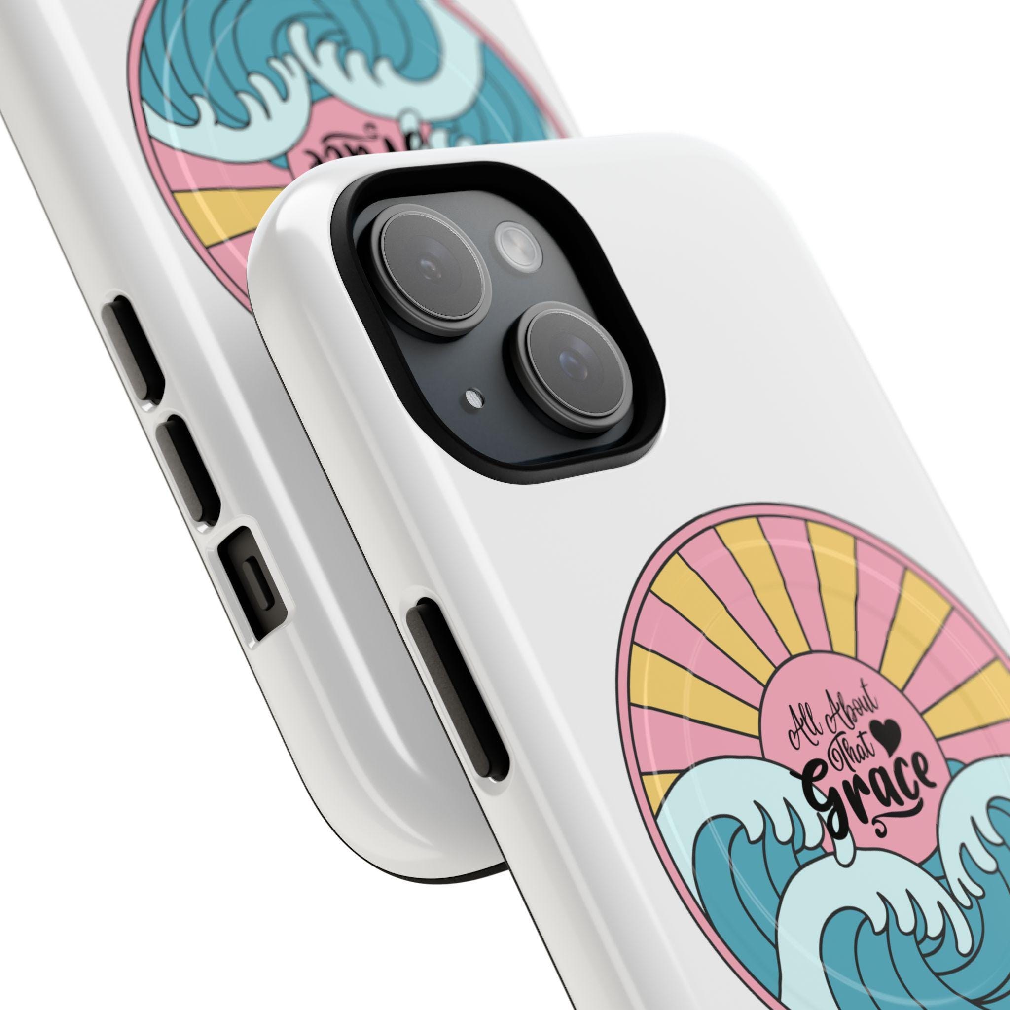 All About that Grace phone case | Tough Magnetic Case | wave sunrise design, product image 3
