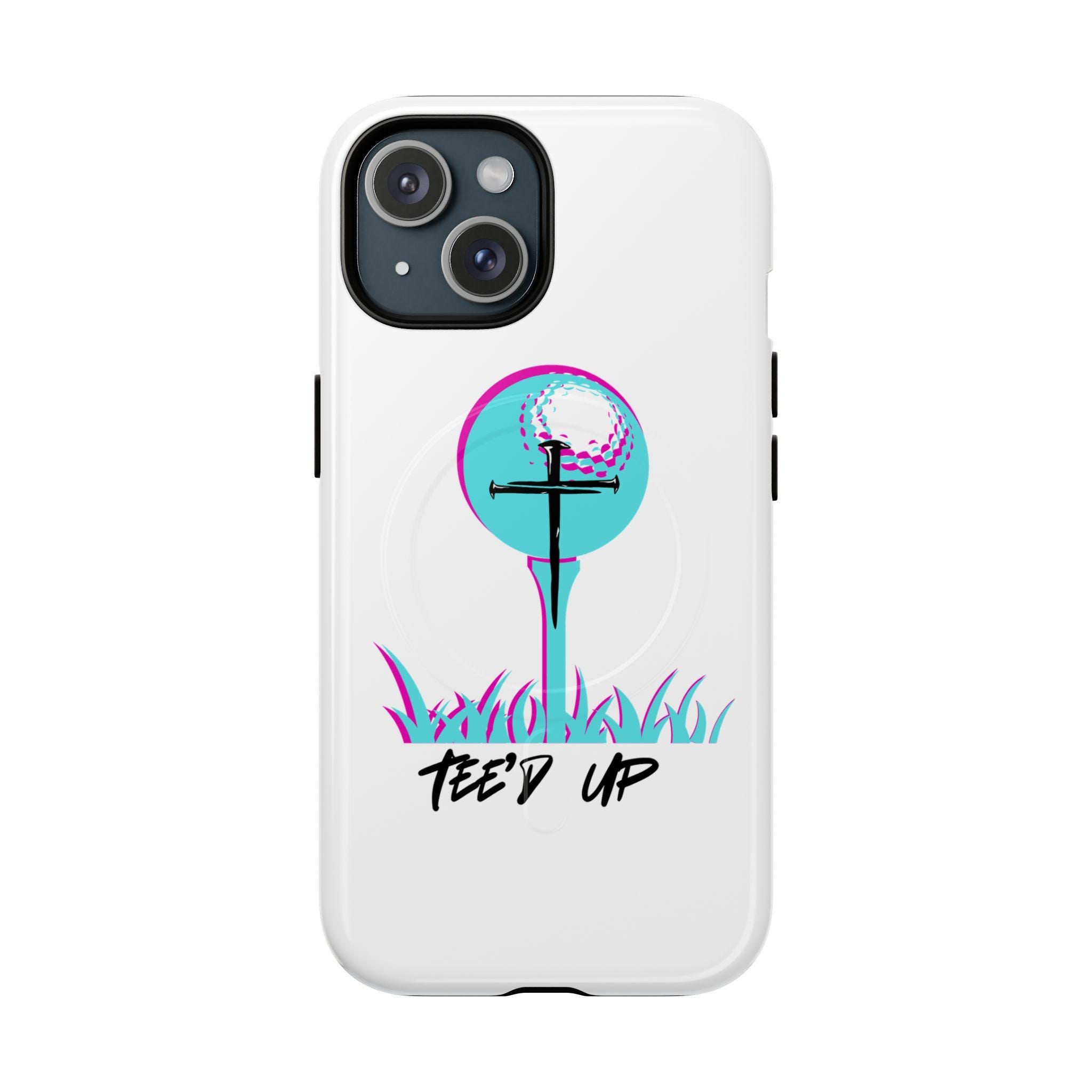 Tee'd Up Golf Ball on Tee Phone Case | Tough Magnetic Case, product image 2