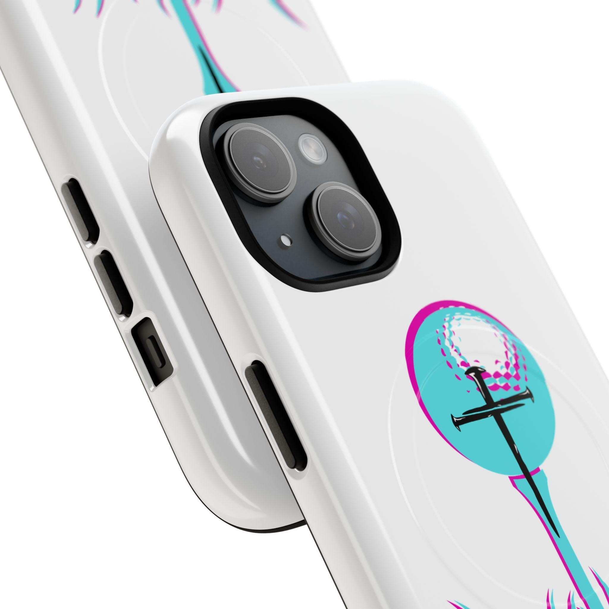 Tee'd Up Golf Ball on Tee Phone Case | Tough Magnetic Case, product image 3
