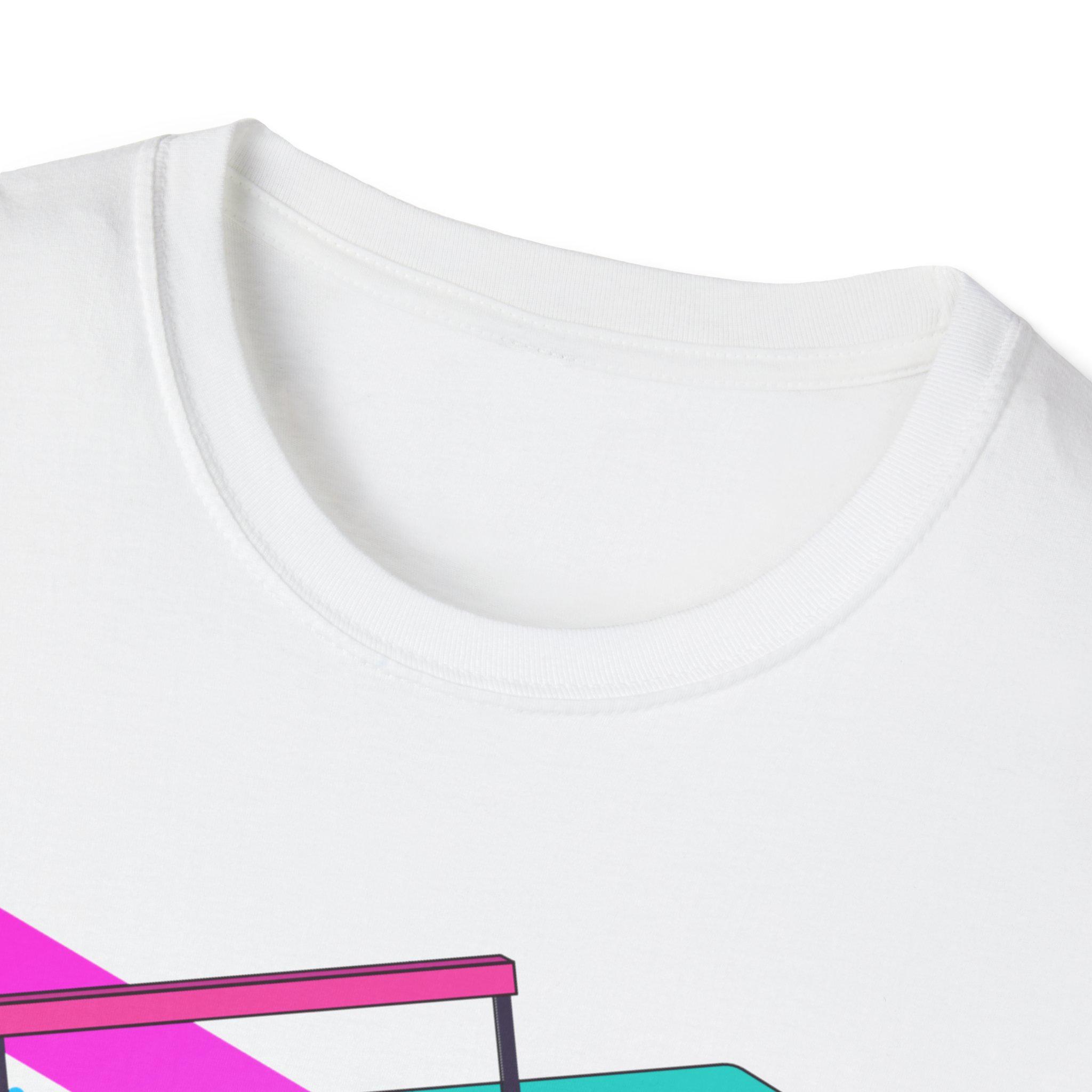 Retro Boombox Tee | 80s Cassette Radio Graphic T-Shirt, product image 7