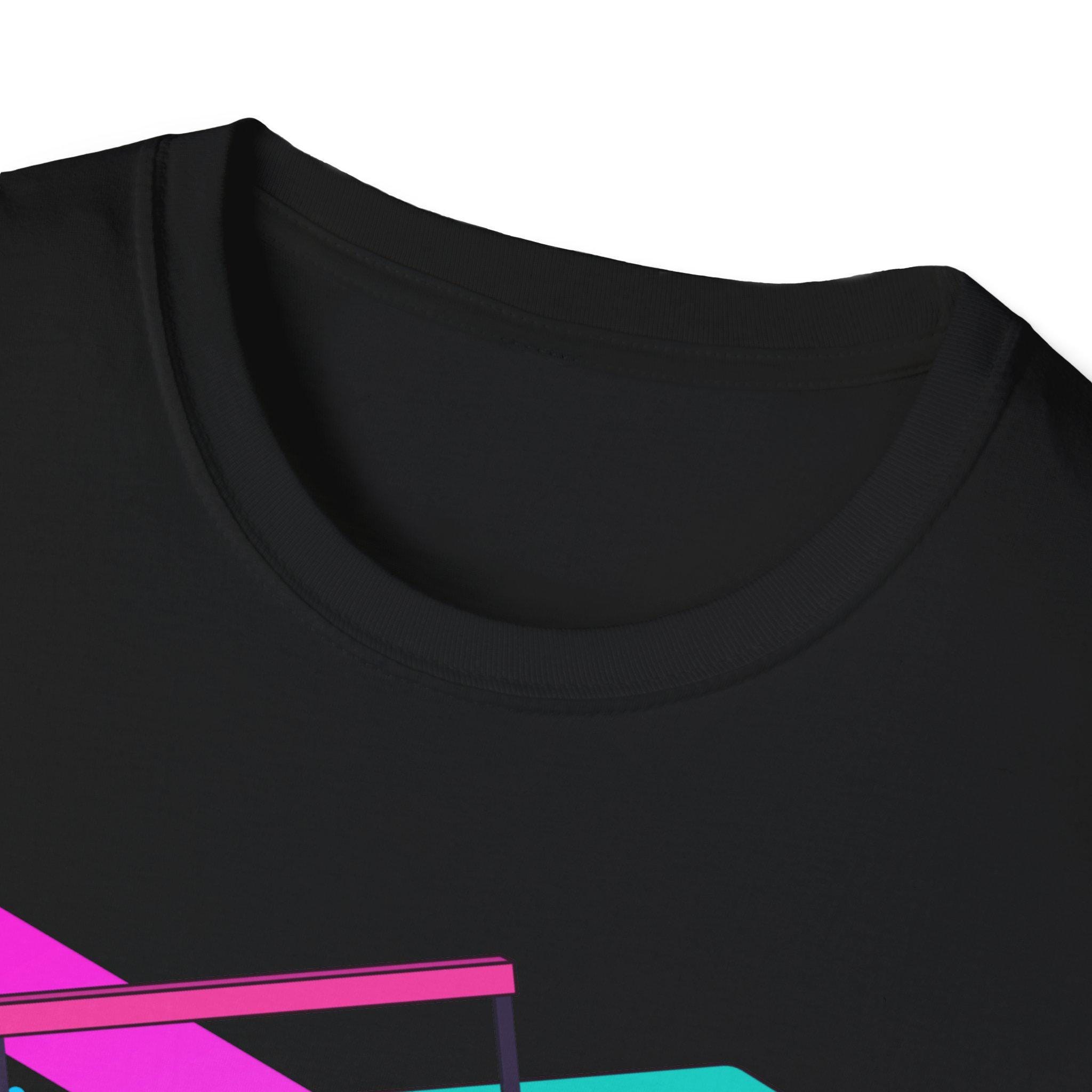 Retro Boombox Tee | 80s Cassette Radio Graphic T-Shirt, product image 8