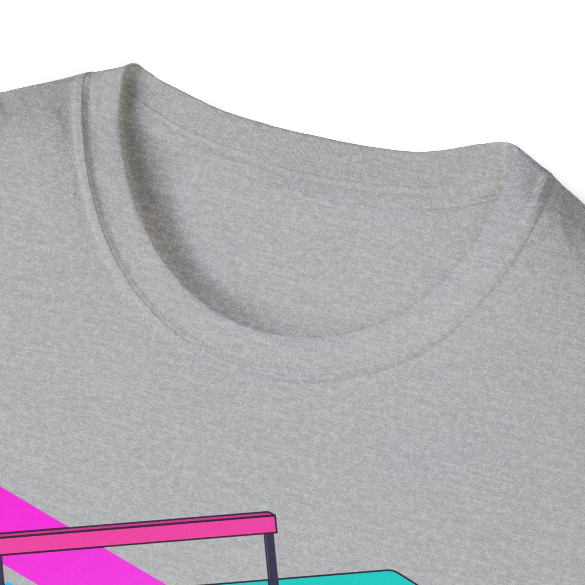 Retro Boombox Tee | 80s Cassette Radio Graphic T-Shirt, product image 9