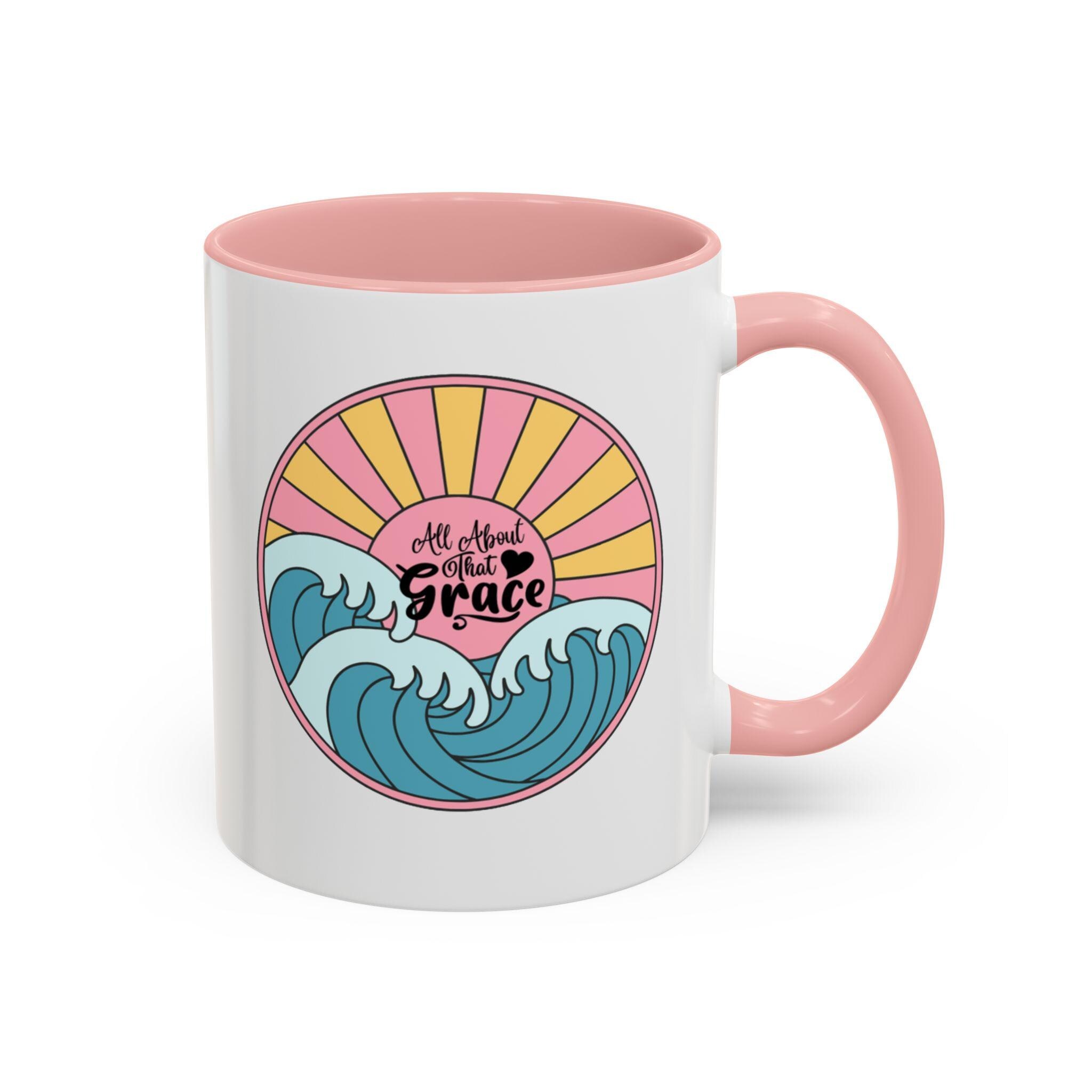 All About that Grace Retro Ocean Accent Coffee Mug (11, 15oz), product image 6