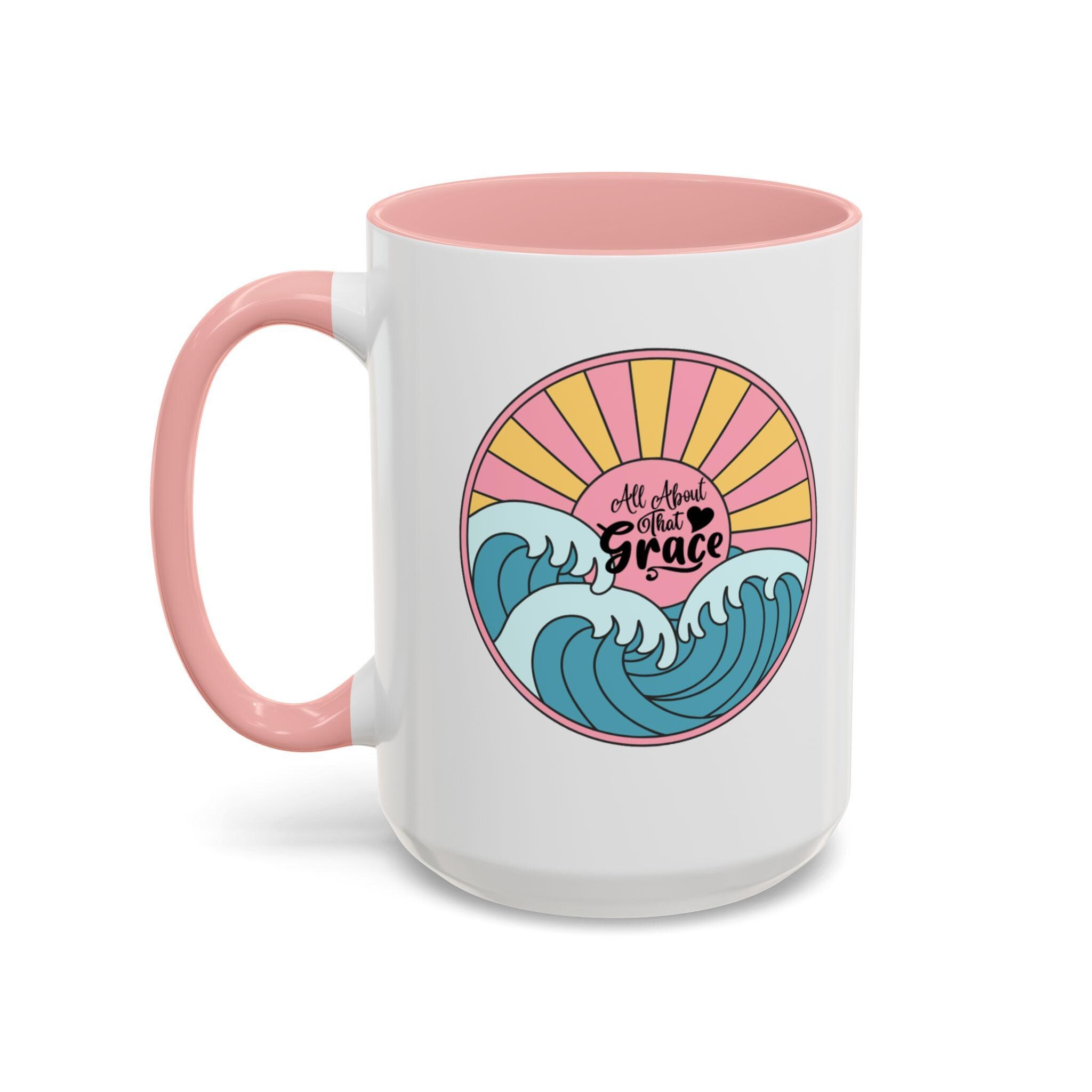 All About that Grace Retro Ocean Accent Coffee Mug (11, 15oz), product image 8