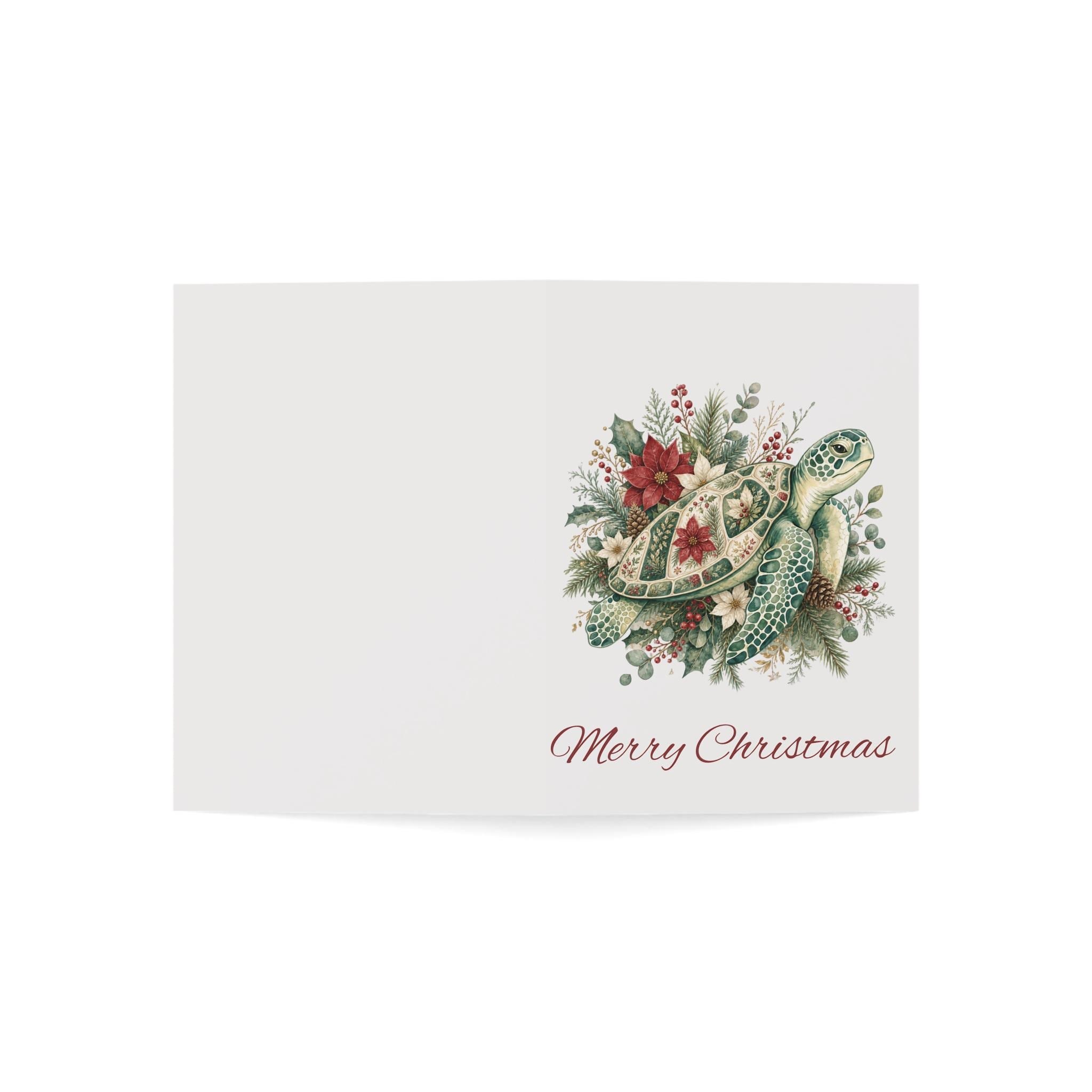 Sea Turtle Christmas card | Holiday Greeting Card, product image 20