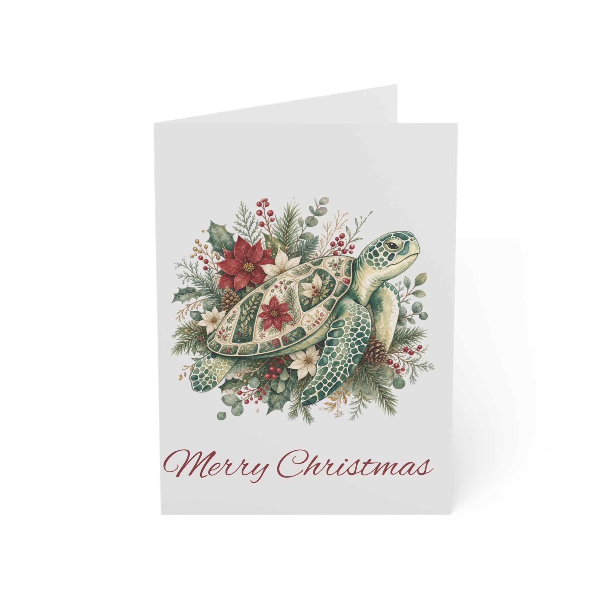 Sea Turtle Christmas card | Holiday Greeting Card, product image 9
