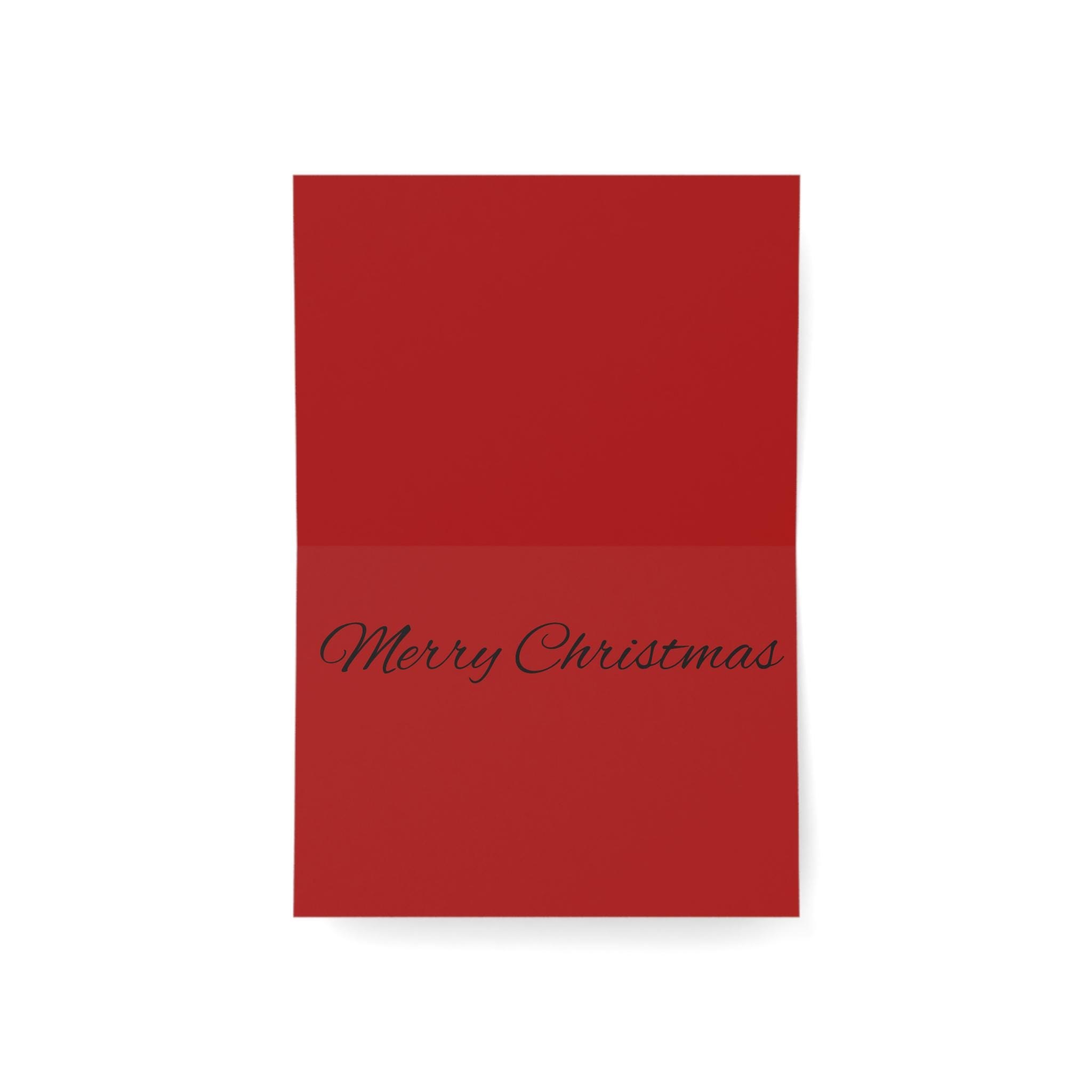 Boxer Puppies with Holiday Lights Greeting Cards | Folded Christmas Cards, product image 5