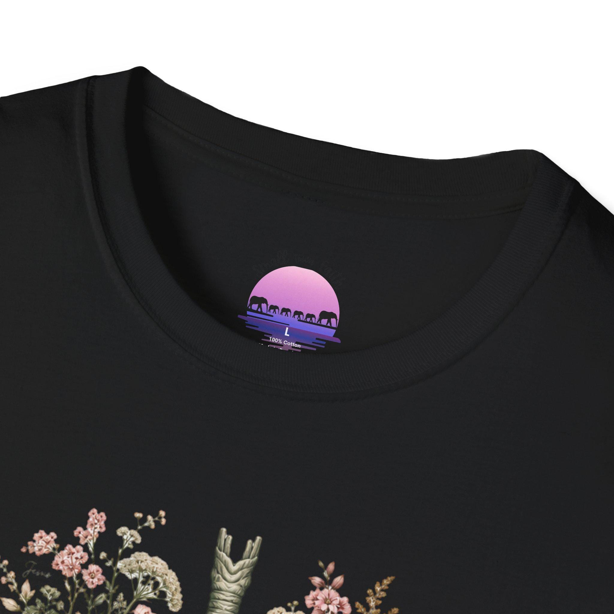 It's Your Breath in My Lungs T-Shirt | Floral Lungs Illustration, product image 5
