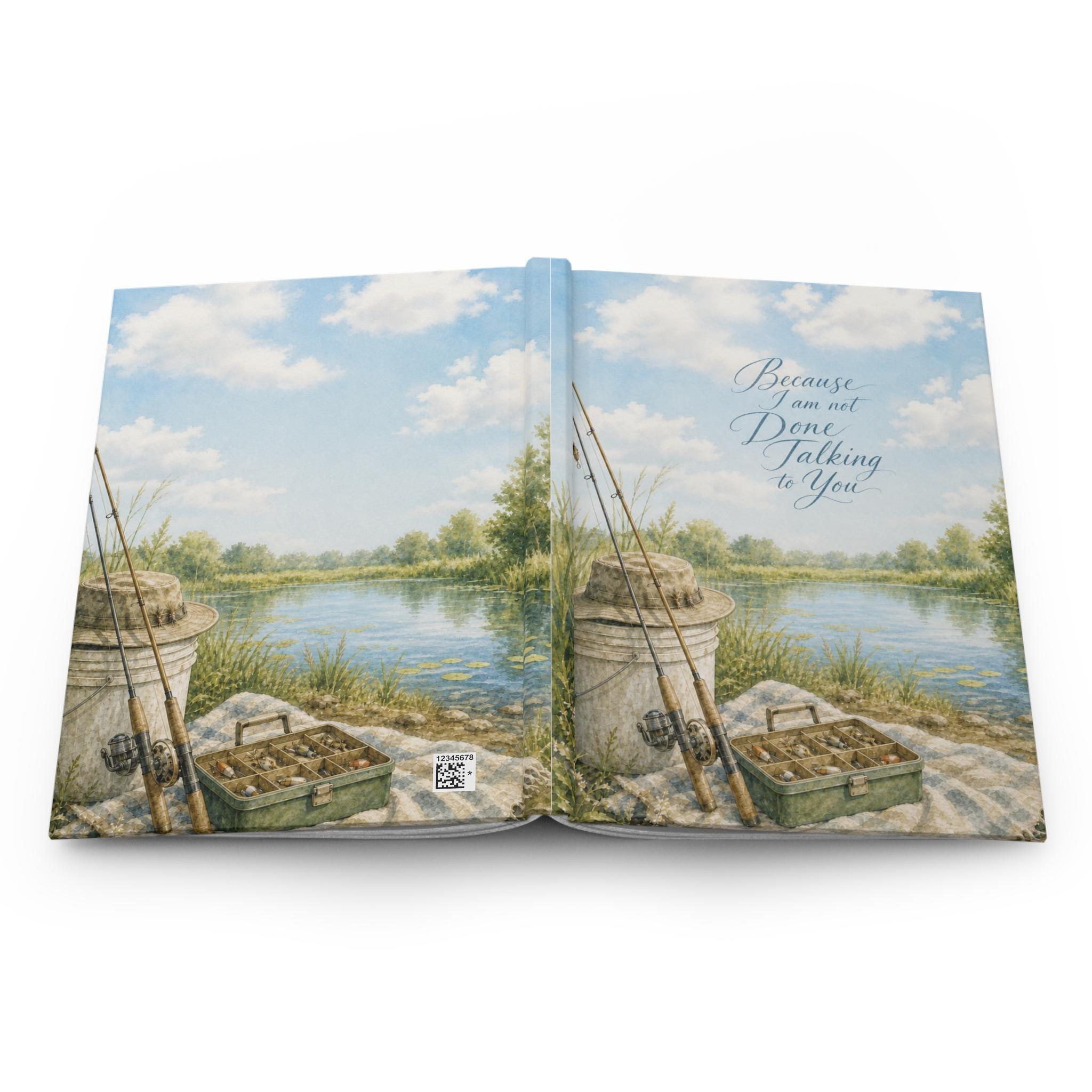 Lakeside Fishing Journal | Matte Hardcover, 150 Lined Pages (Perforated), product image 2