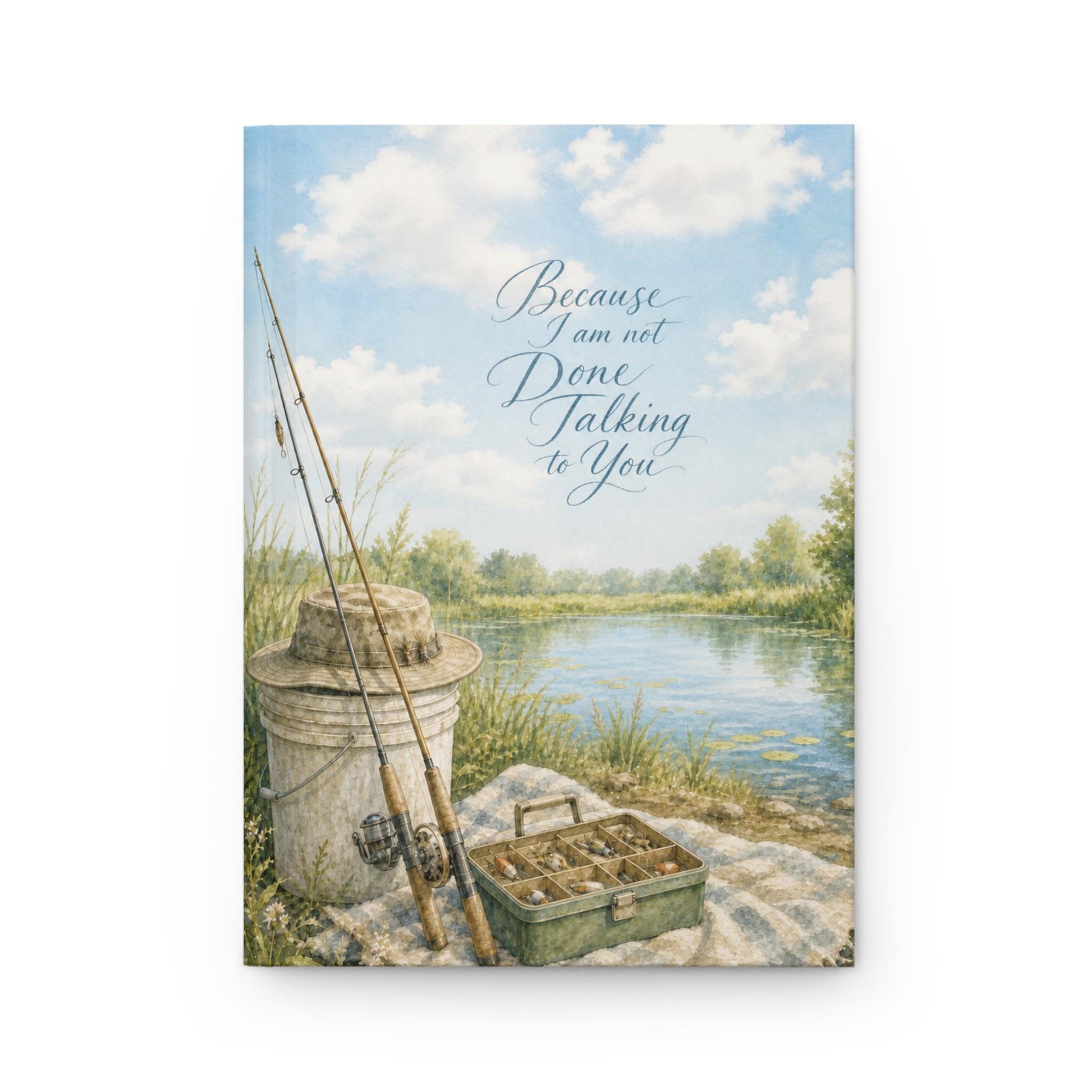 Lakeside Fishing Journal | Matte Hardcover, 150 Lined Pages (Perforated), product image 3