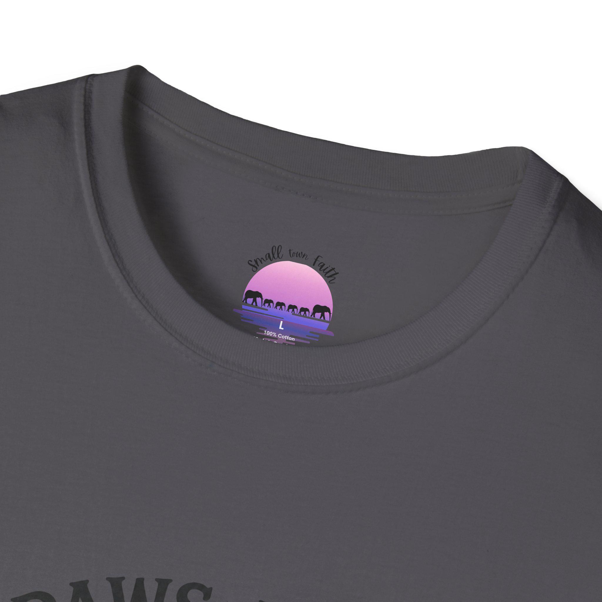 Paws and Give Thanks Paw Print T-Shirt | Thanksgiving Pet Floral Design, product image 9