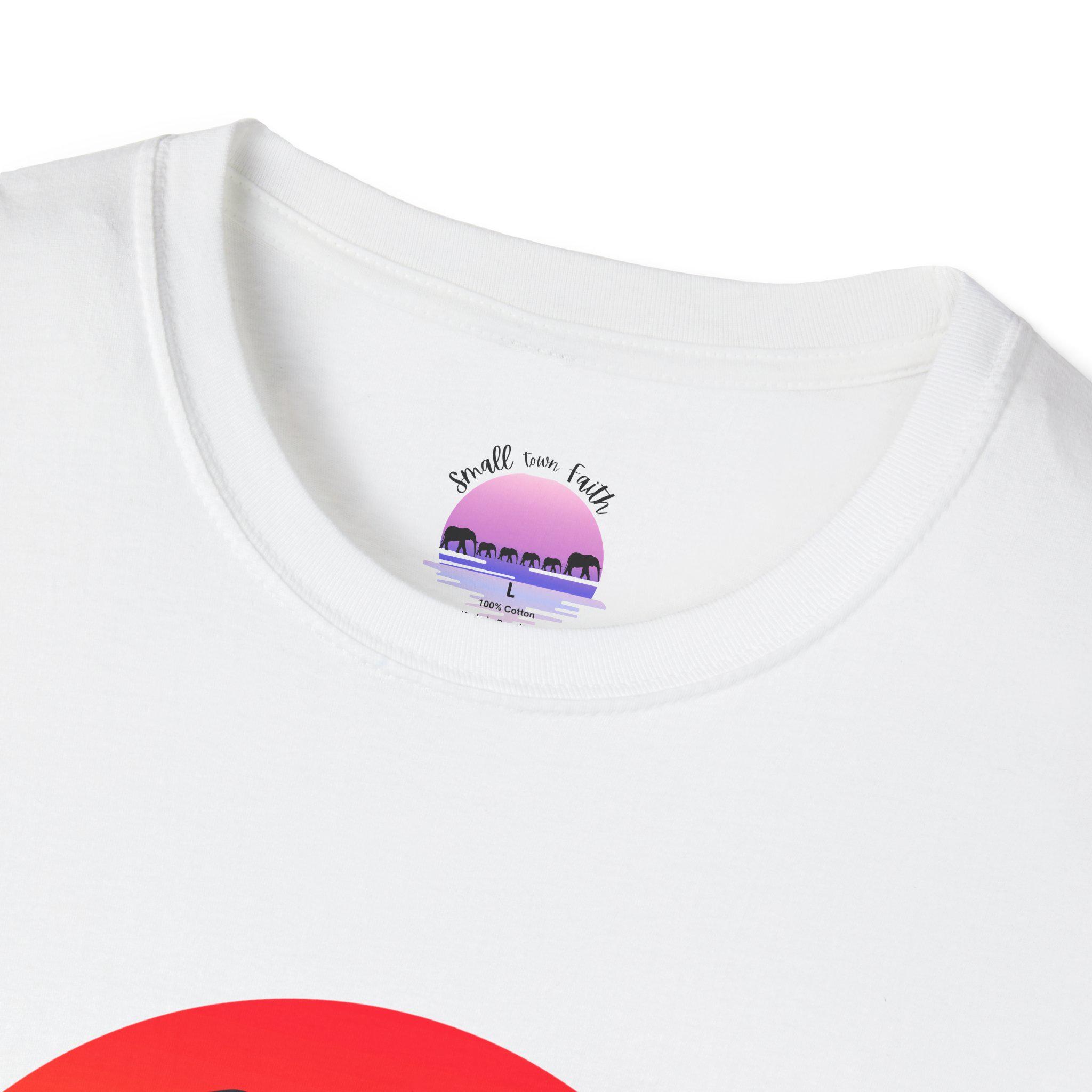 Police K9 Portrait T-Shirt | Retro Sunset K9 'Talk to the Canine', product image 3