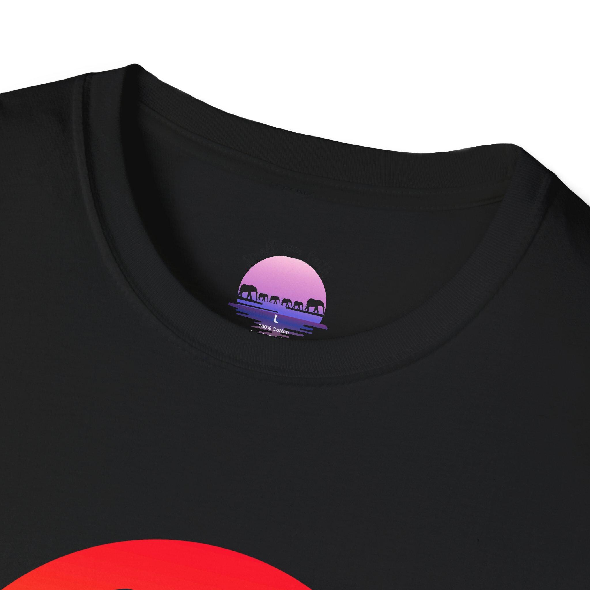 Police K9 Portrait T-Shirt | Retro Sunset K9 'Talk to the Canine', product image 5
