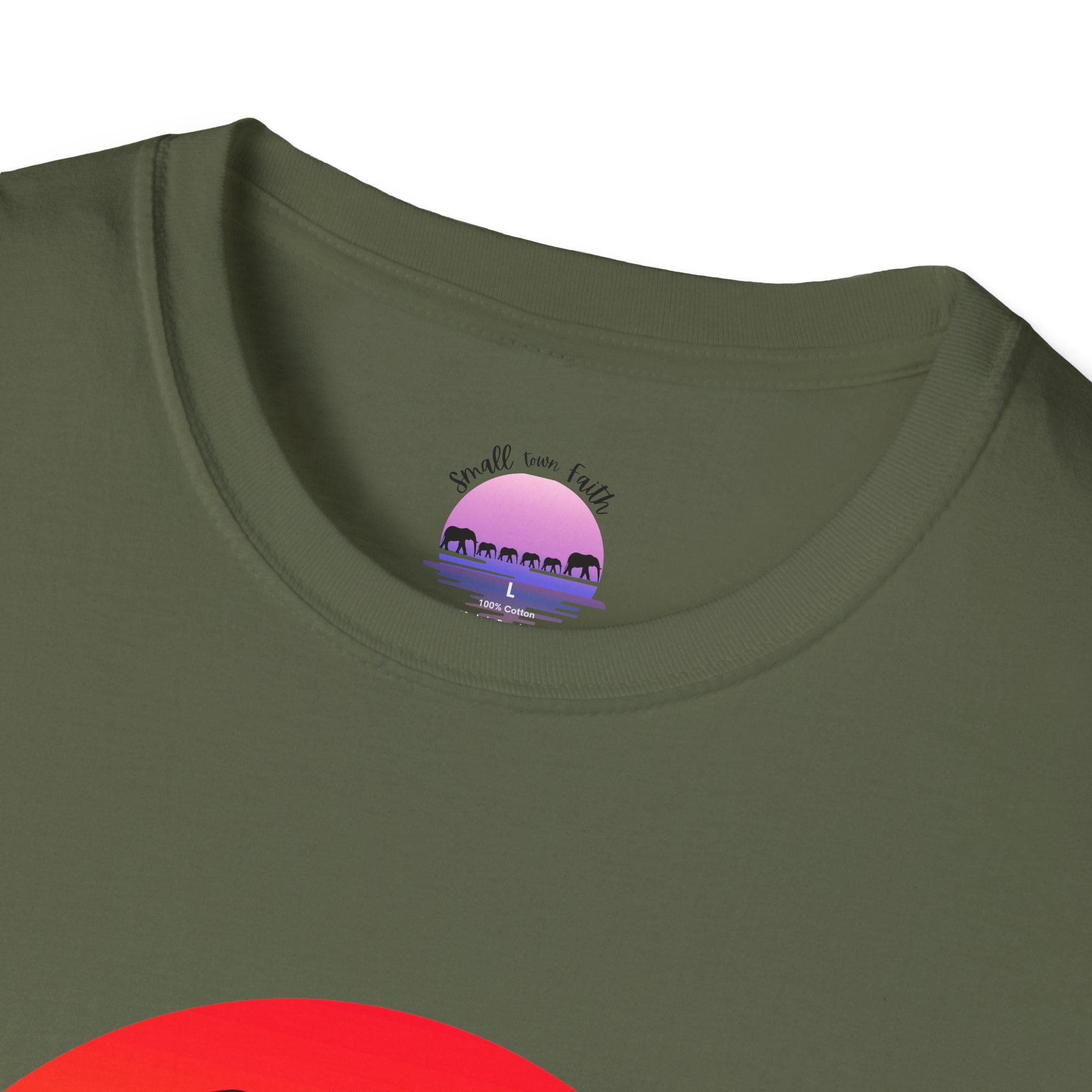 Police K9 Portrait T-Shirt | Retro Sunset K9 'Talk to the Canine', product image 9