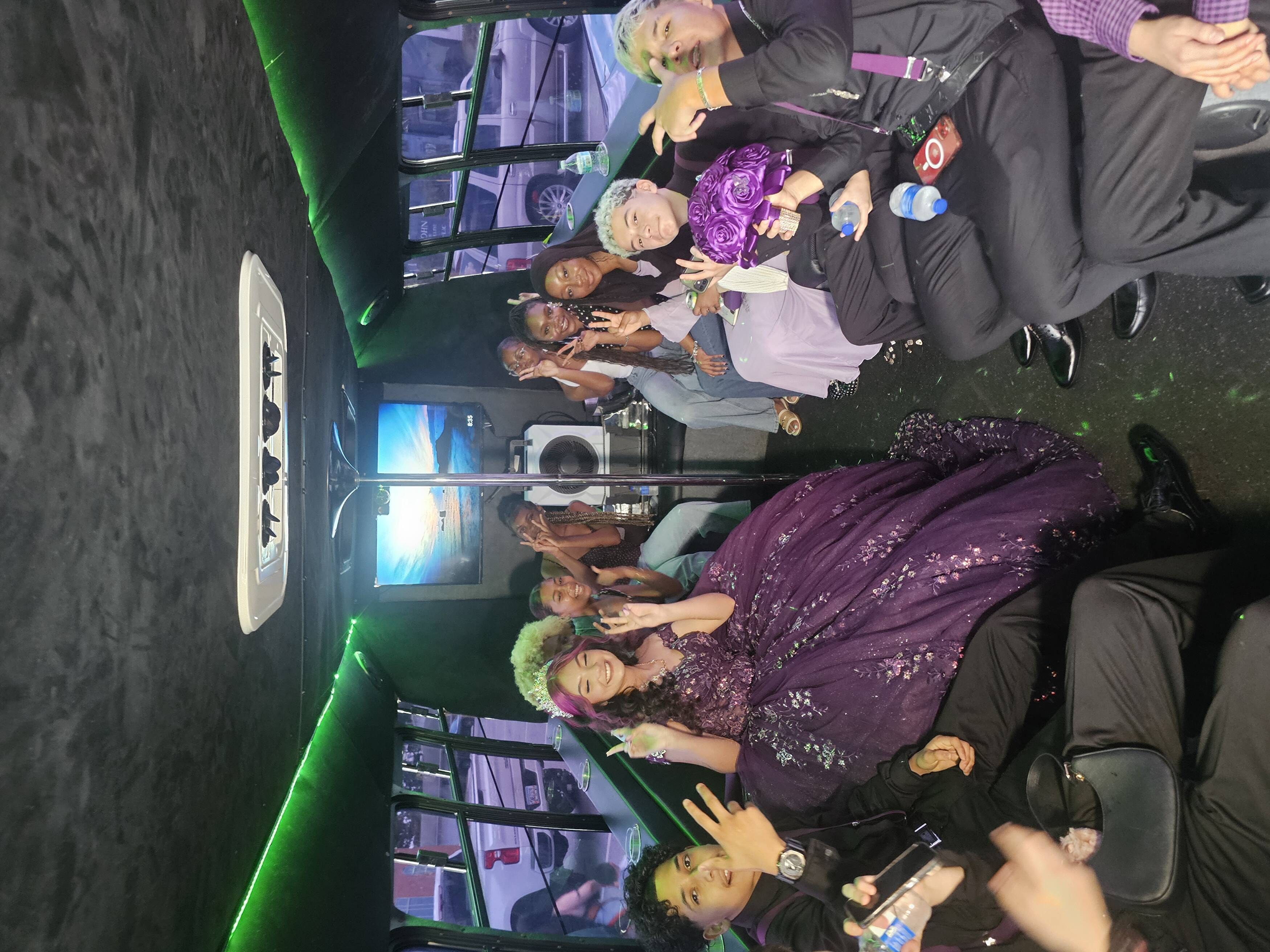 Kiwe's Party Bus interior and amenities 15