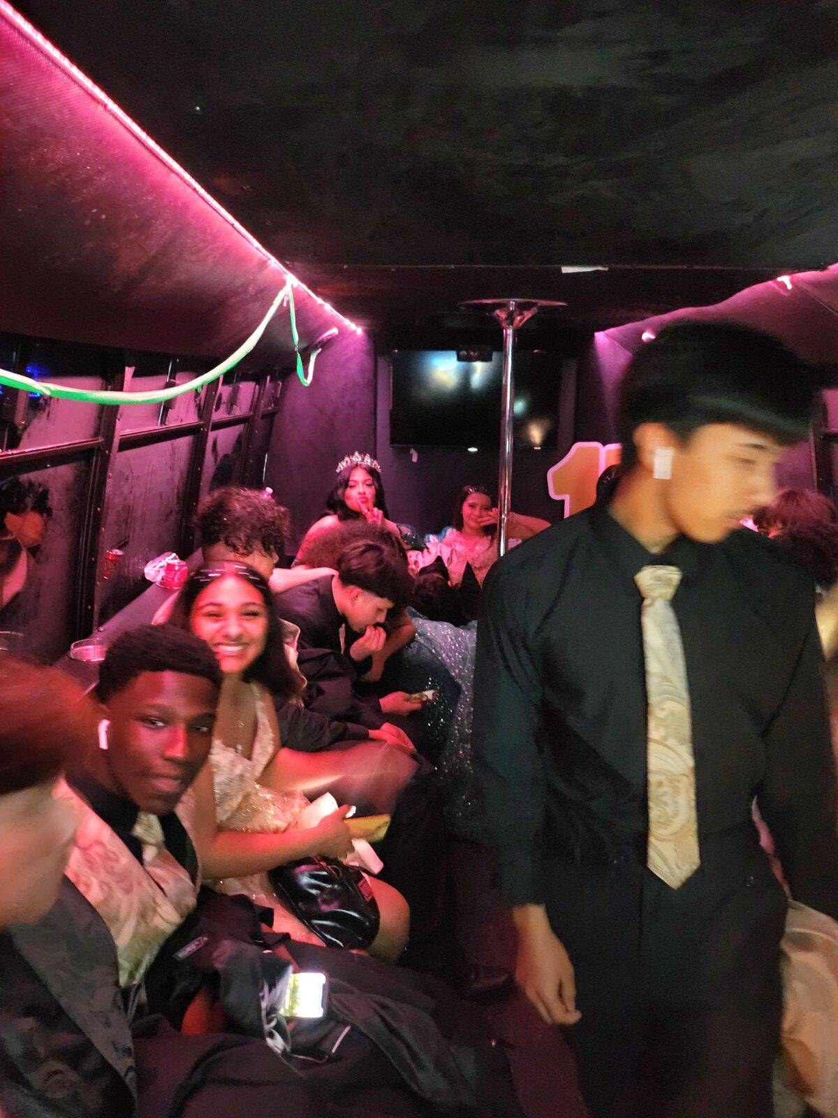 Kiwe's Party Bus interior and amenities 9