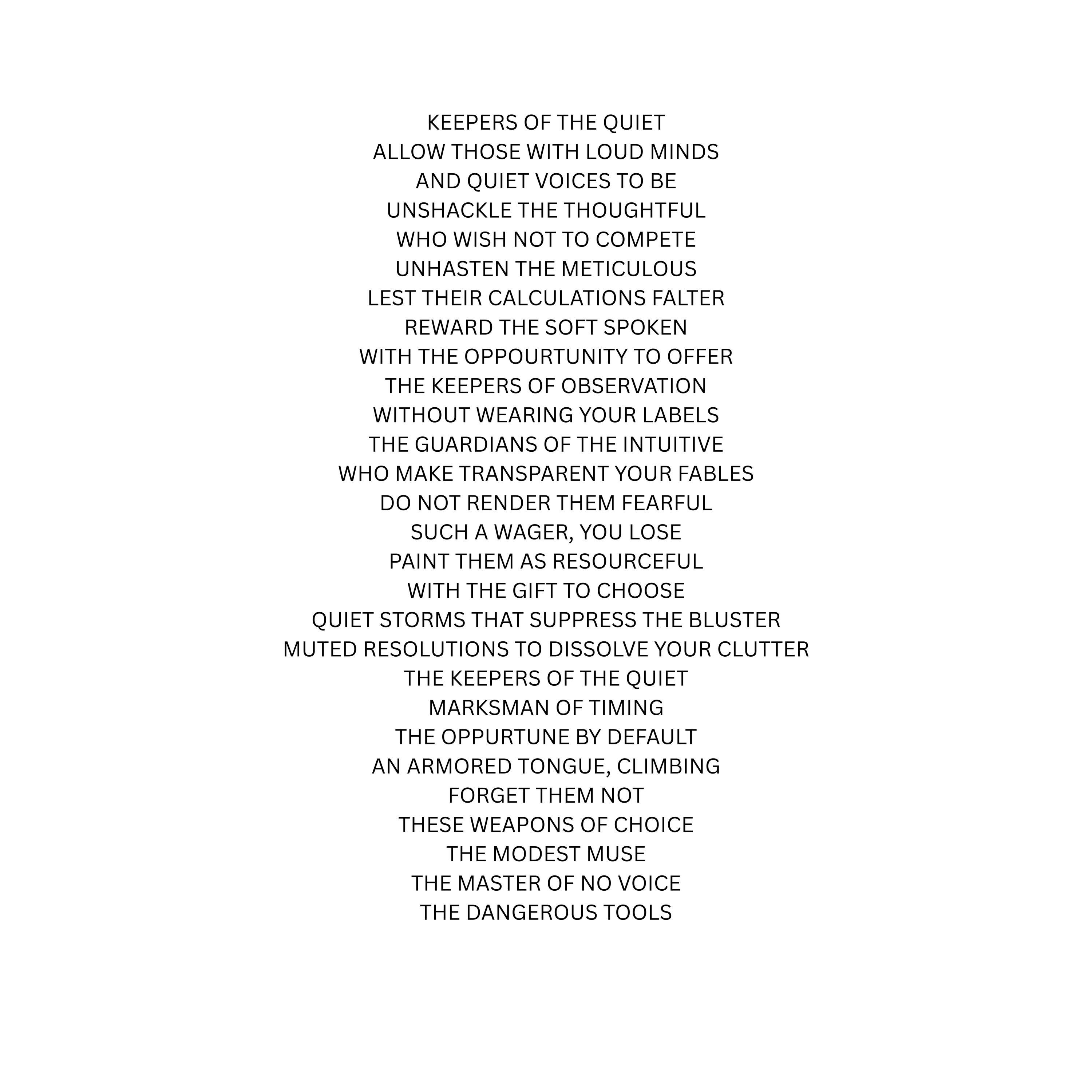 18x24 Surreal atmospheric visual poetry poster, gallery image 2