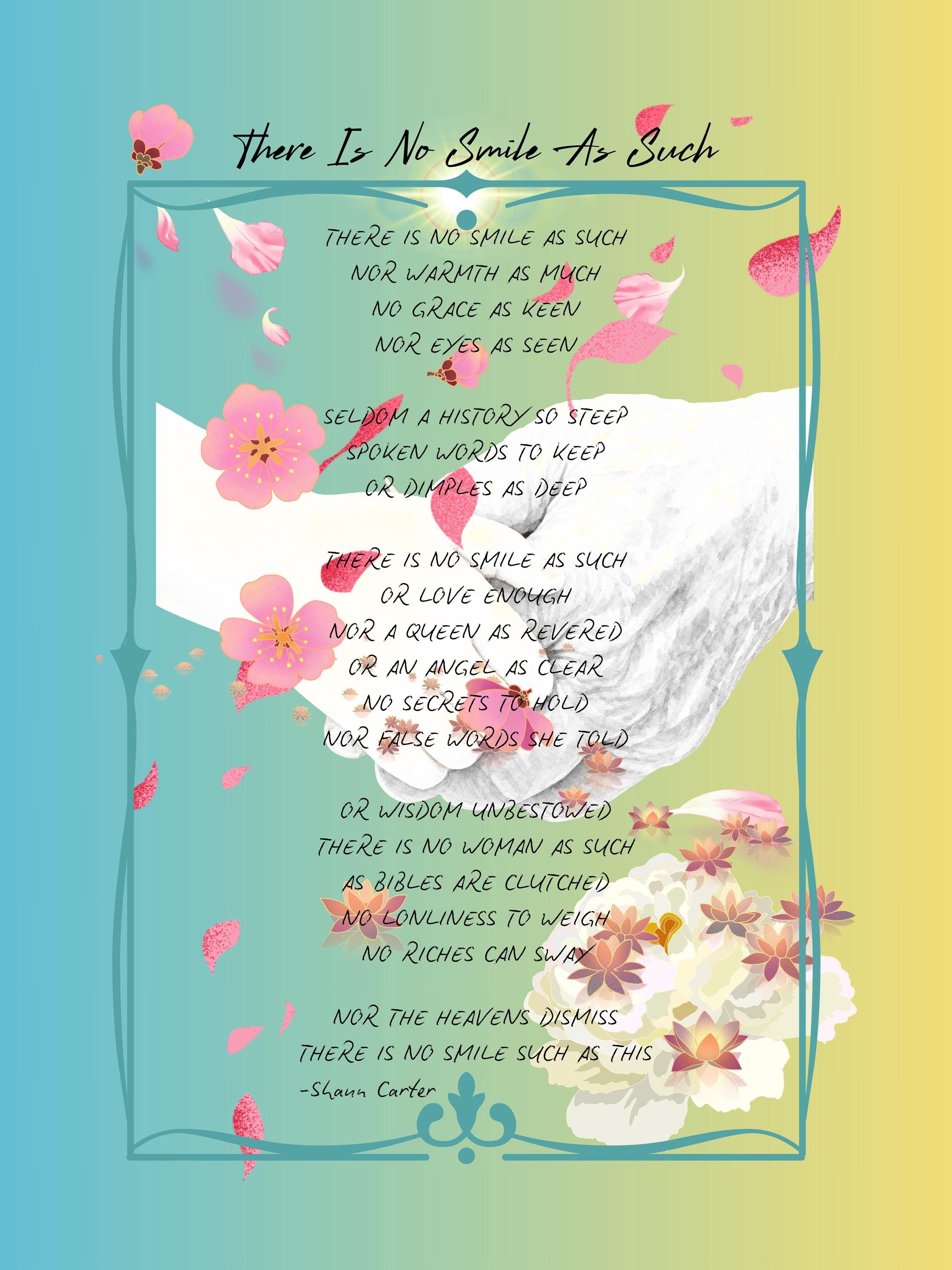 18x24 Surreal atmospheric visual poetry poster, gallery image 3