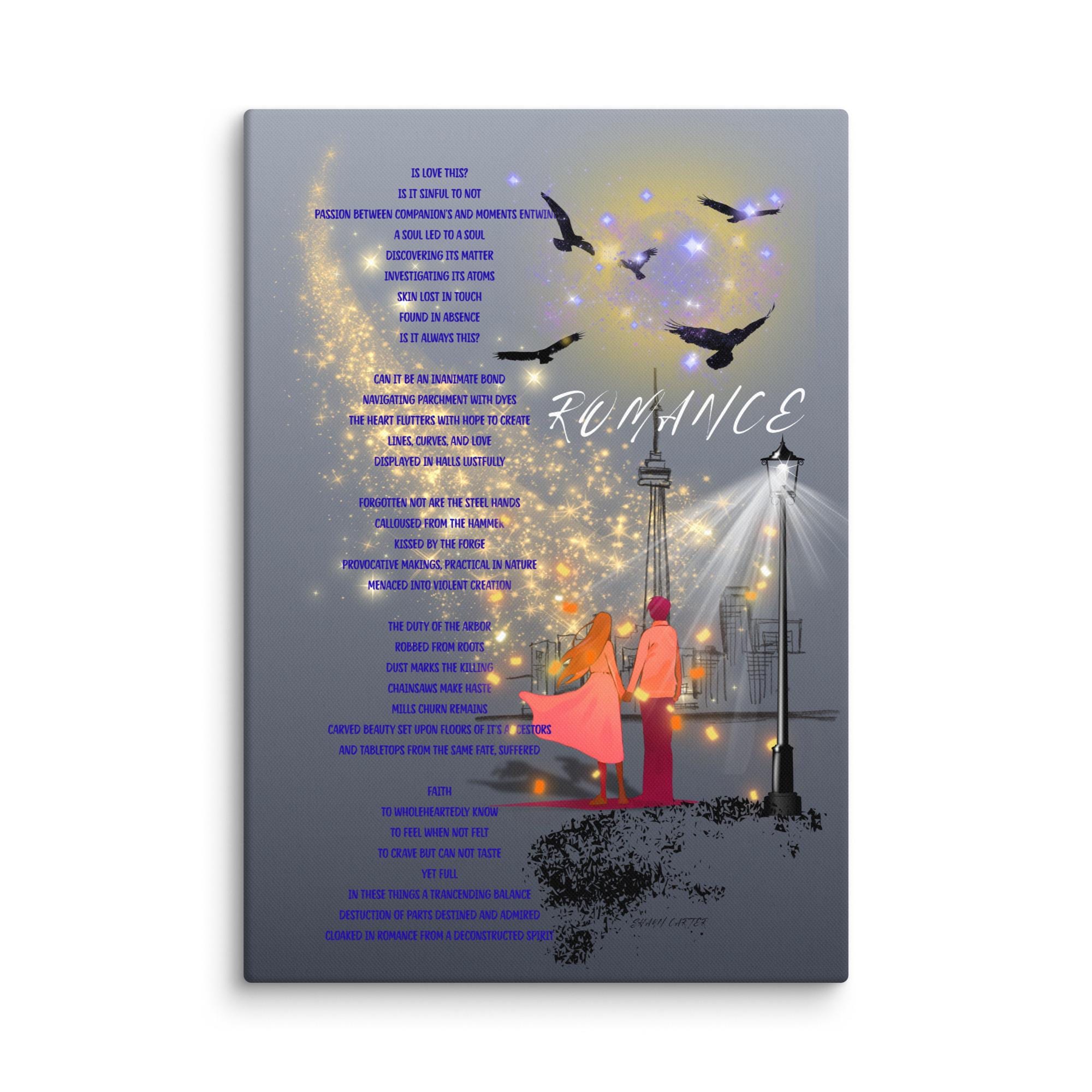 18x26 Surreal atmospheric visual poetry poster