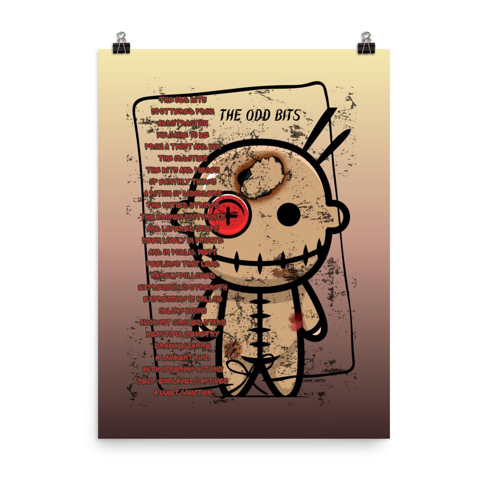 18x24 Surreal atmospheric visual poetry poster