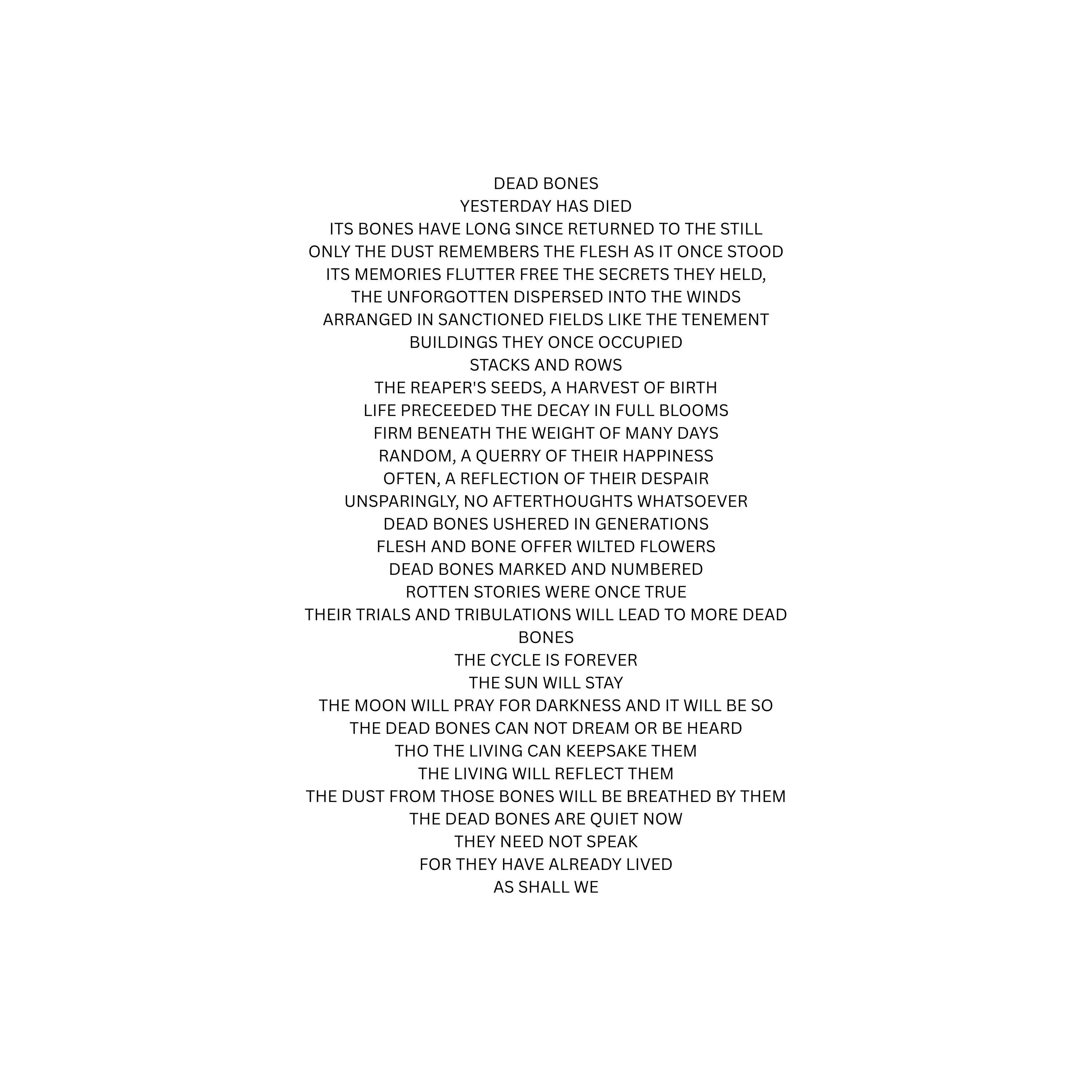 18x26 Surreal atmospheric visual poetry poster, gallery image 2