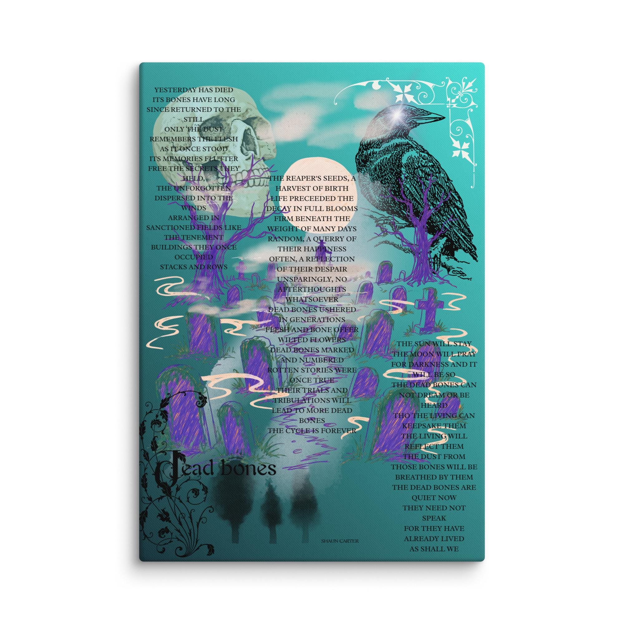 18x26 Surreal atmospheric visual poetry poster