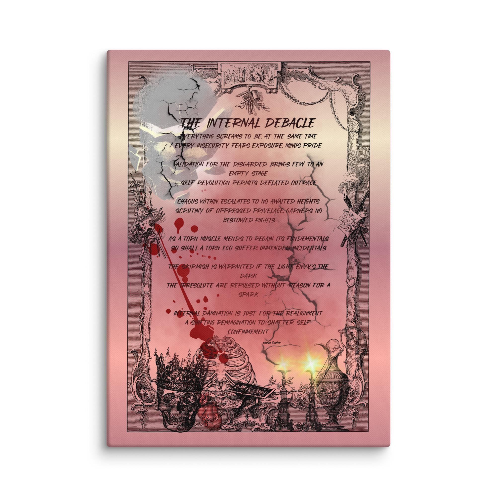 20X28 Surreal atmospheric visual poetry poster