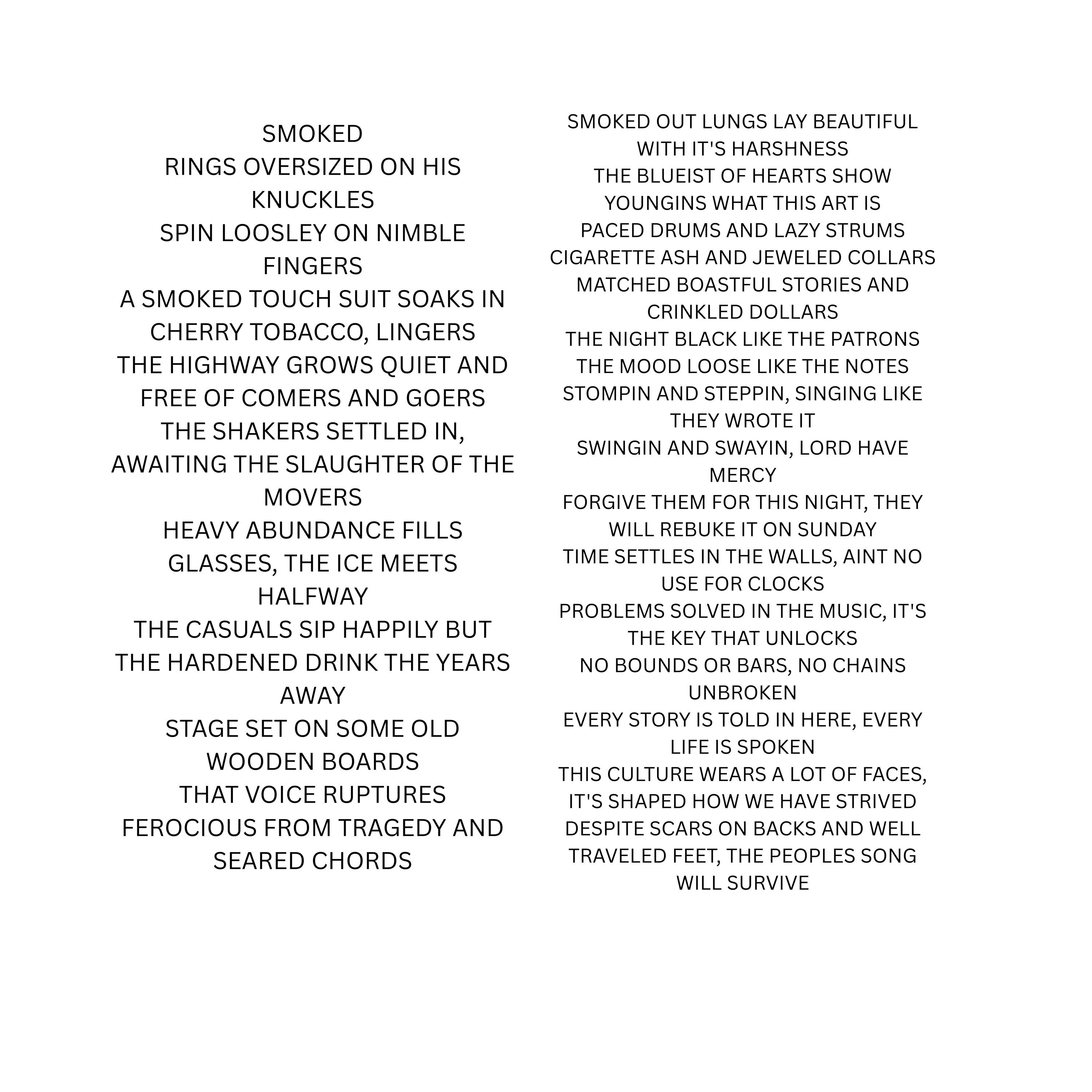18x26 Surreal atmospheric visual poetry poster, gallery image 2