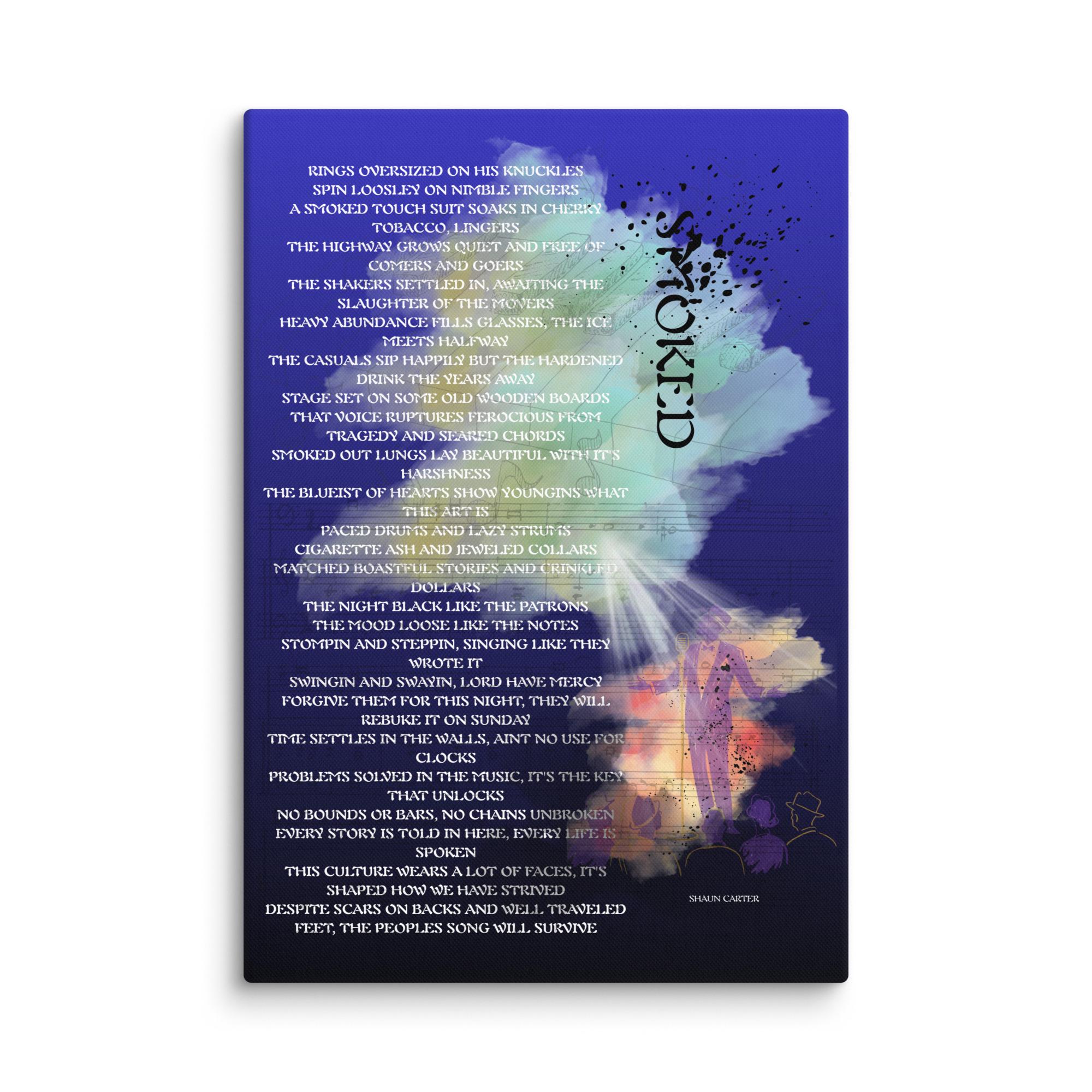 18x26 Surreal atmospheric visual poetry poster