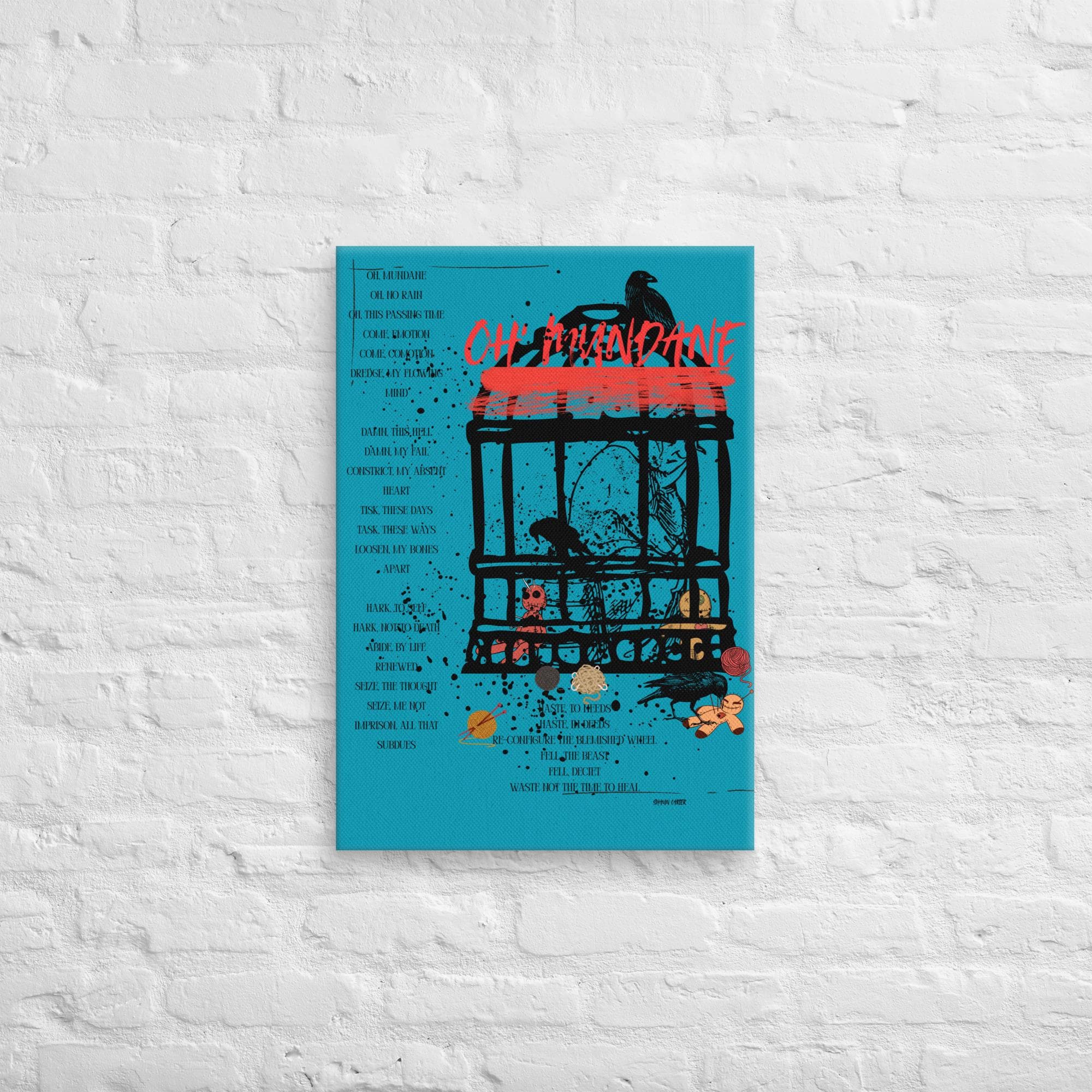 18x26 Surreal atmospheric visual poetry poster