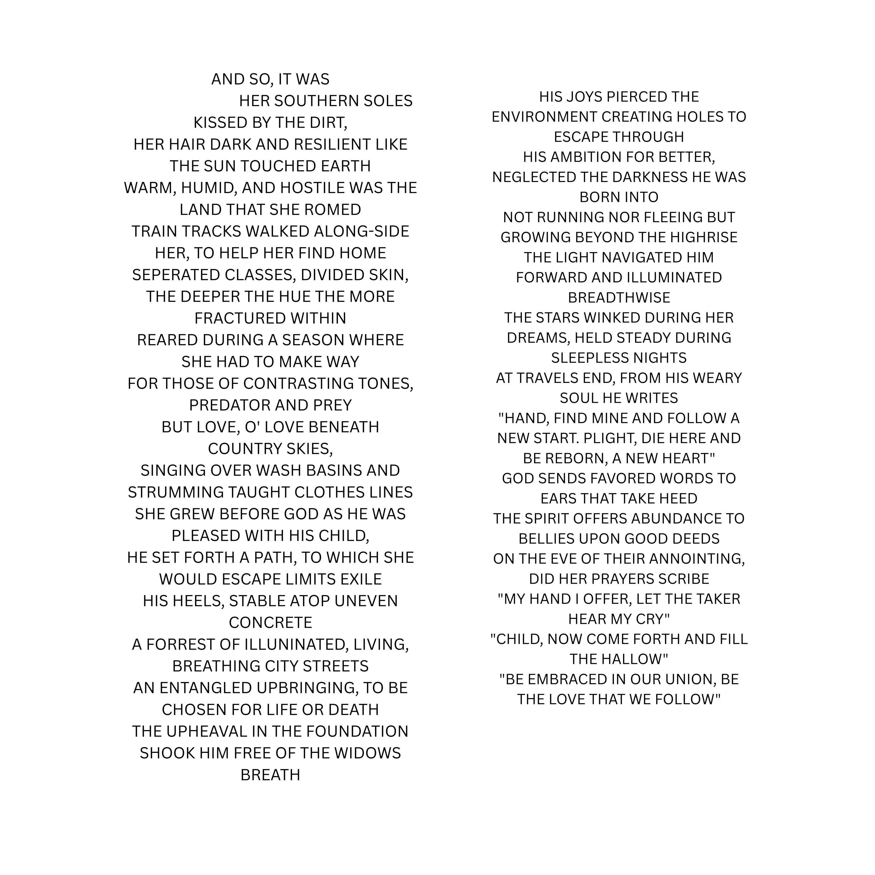 18x24 Surreal atmospheric visual poetry poster, gallery image 2