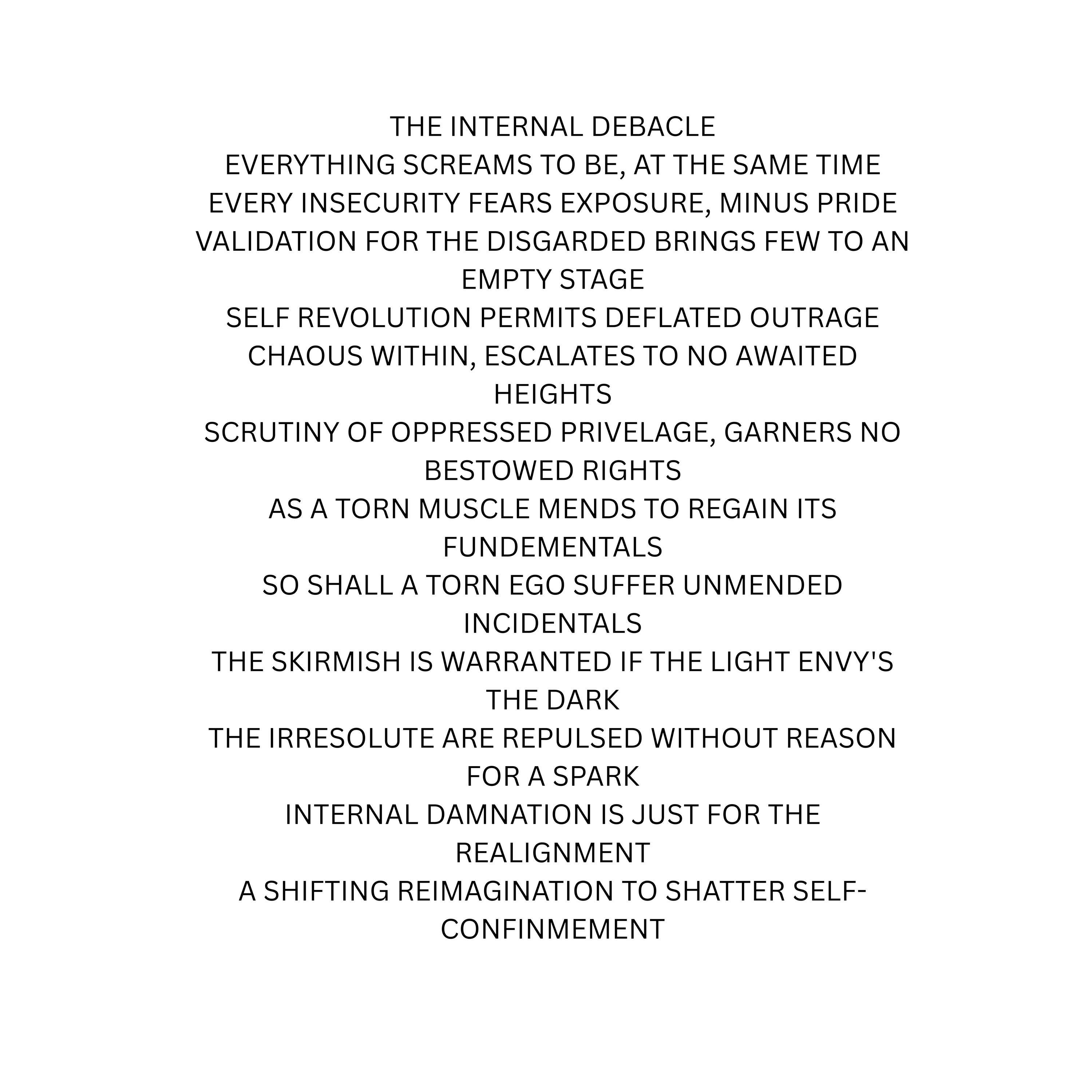 18x24 Surreal atmospheric visual poetry poster, gallery image 2