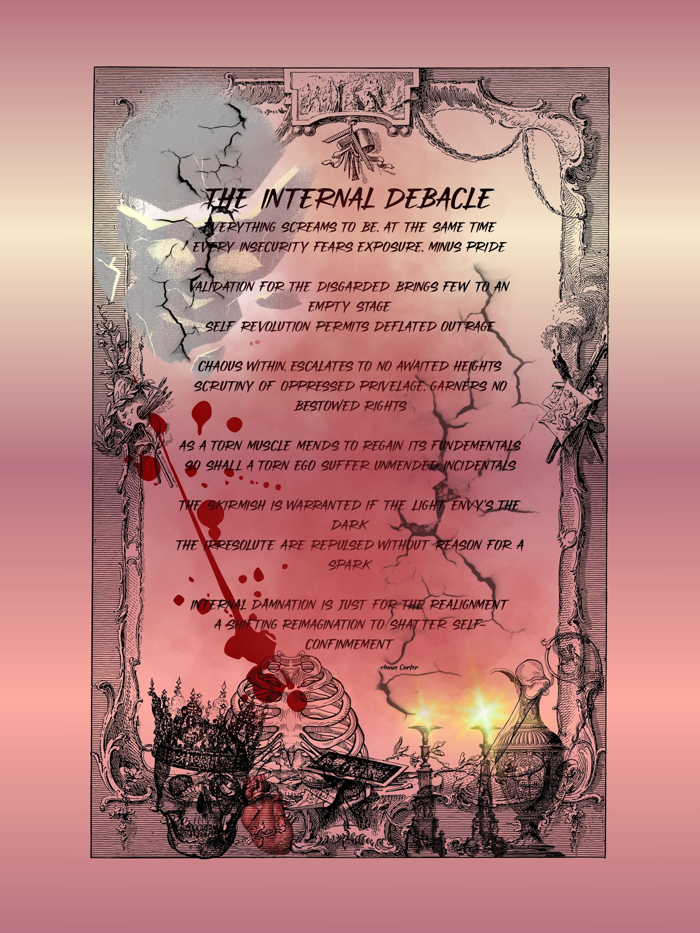 18x24 Surreal atmospheric visual poetry poster, gallery image 3