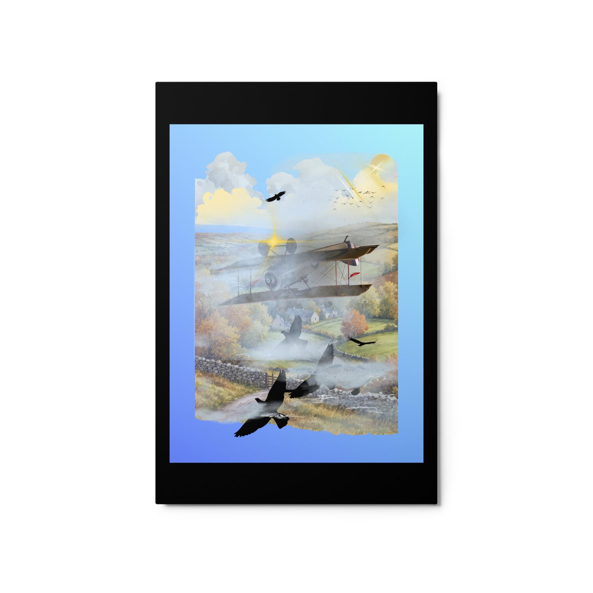 Wall art poster. Surreal, atmospheric, digital illustration -20x30, Metal print - "Watch this", gallery image 2