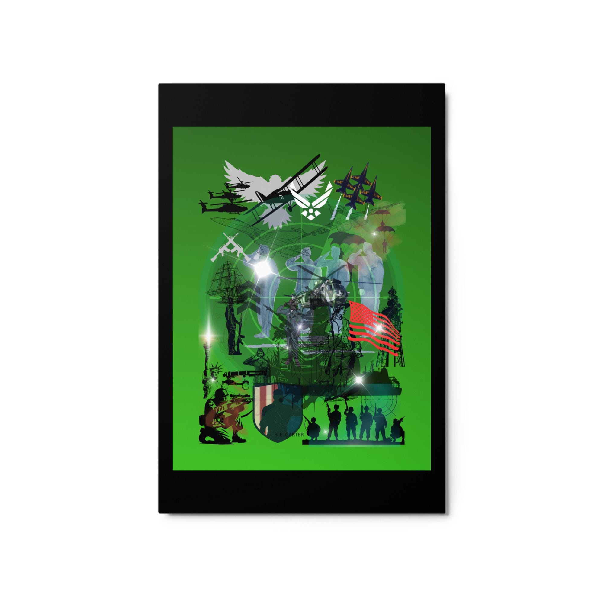 Wall art poster. Surreal, atmospheric, digital illustration -2030 - Metal prints - ""Thank you", gallery image 2