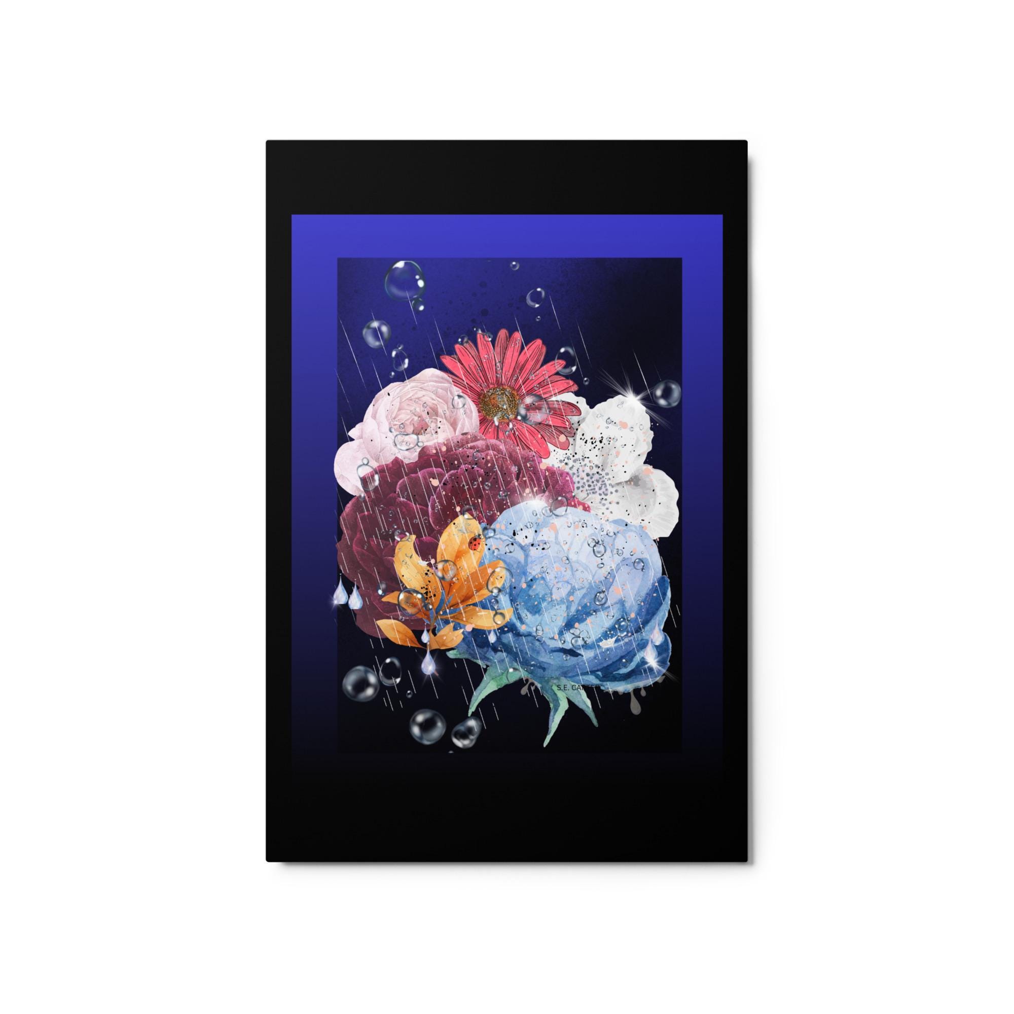 Wall art poster. Surreal, atmospheric, digital illustration -20x30 Metal prints - "The Ladybug", gallery image 2
