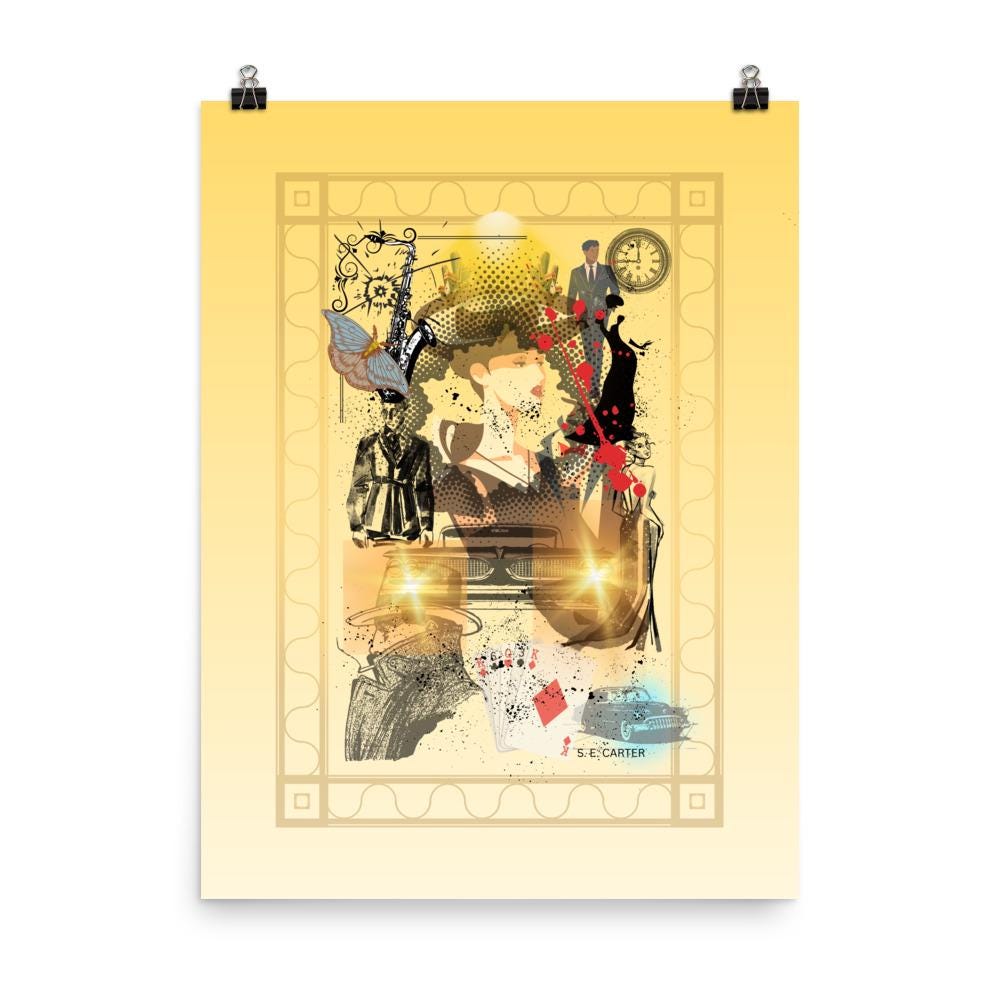 Wall art poster. Surreal, atmospheric, digital illustration -Photo paper poster 18X24, gallery image 2