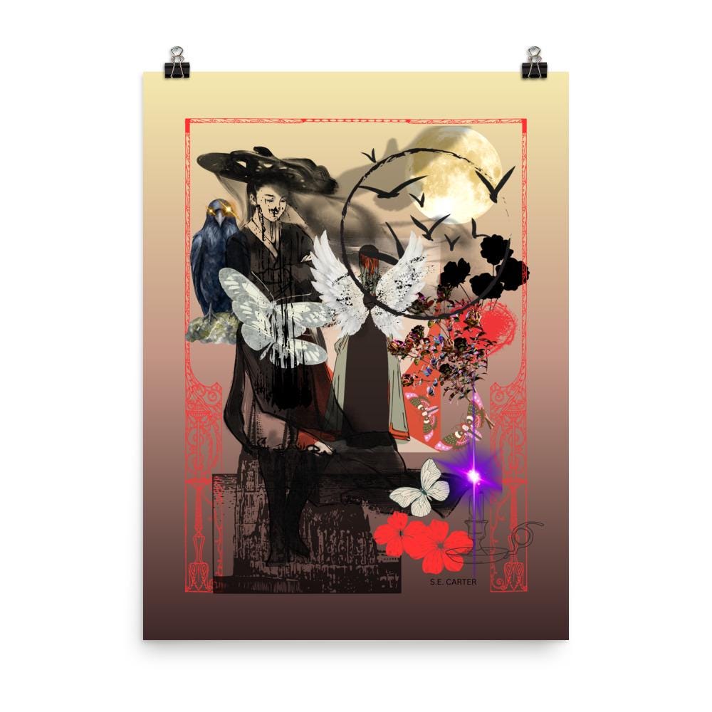 Wall art poster. Surreal, atmospheric, digital illustration -ARTISTIC, Photo paper poster - 18X24, gallery image 2