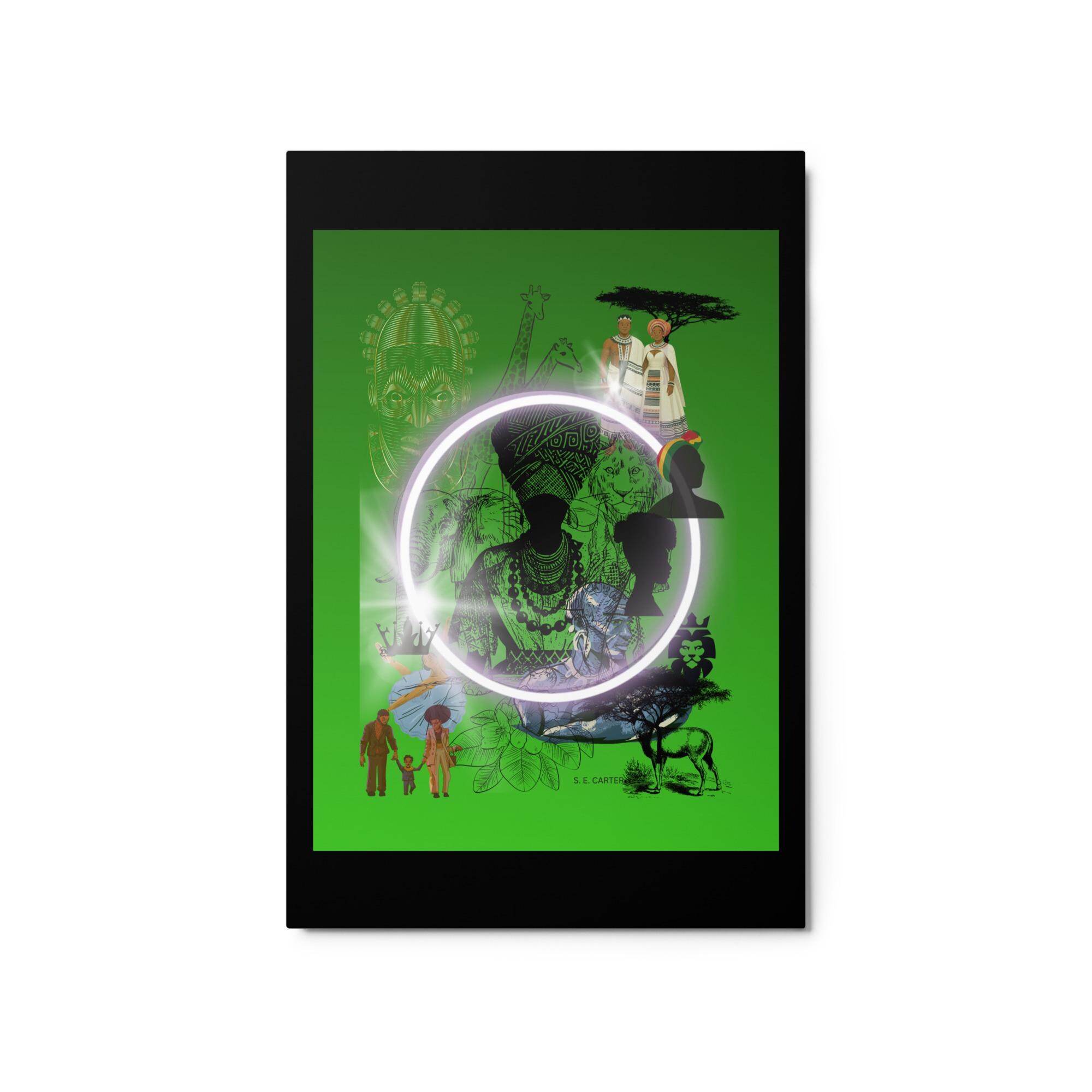 Wall art poster. Surreal, atmospheric, digital illustration -Metal print 20x30, gallery image 2