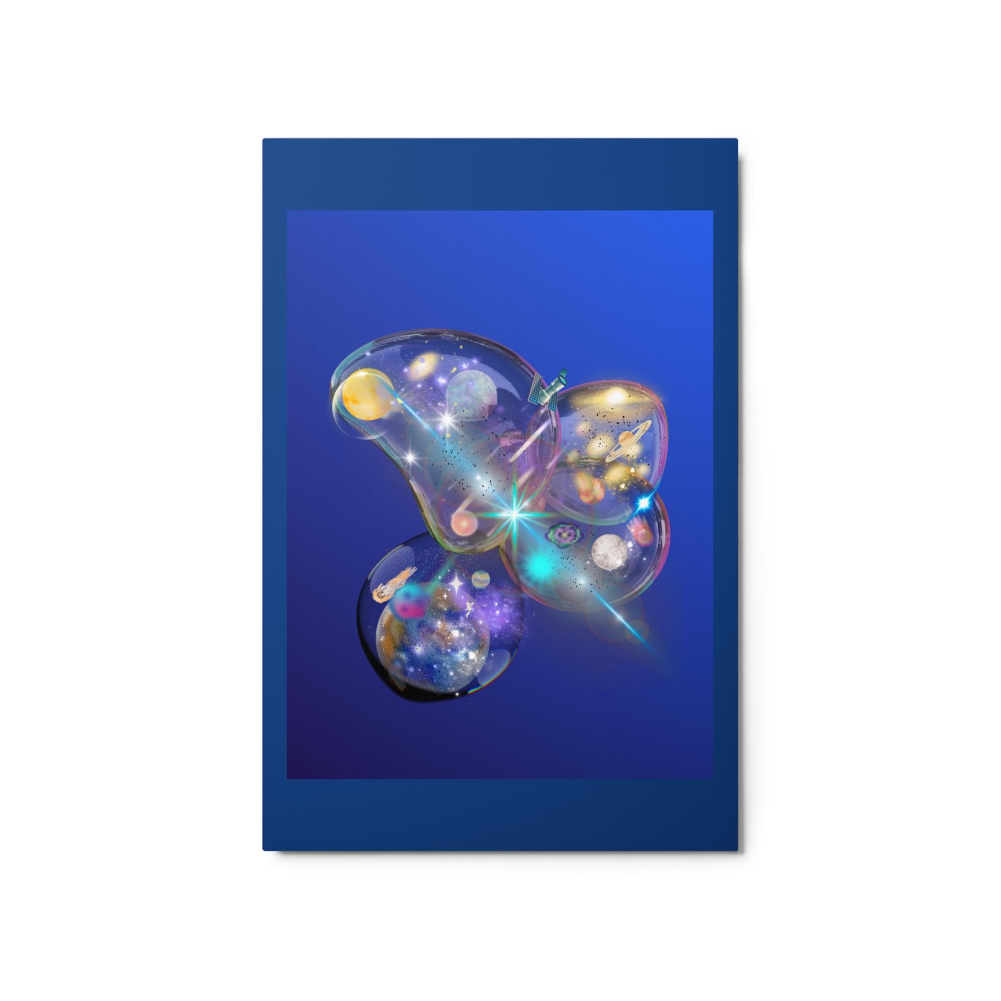 Wall art poster. Surreal, atmospheric, digital illustration -20x30 Metal prints - "Water in the Galaxy", gallery image 2