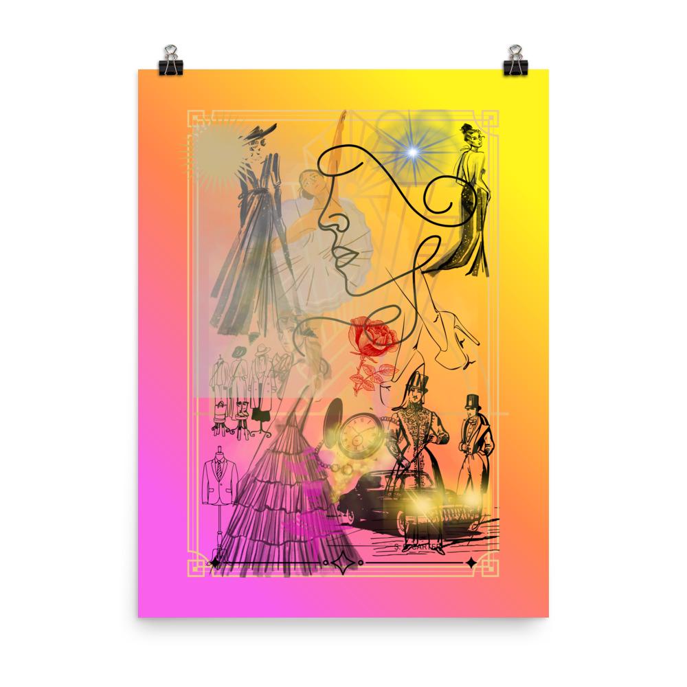 Wall art poster. Surreal, atmospheric, digital illustration -Photo paper poster 18X24, gallery image 2