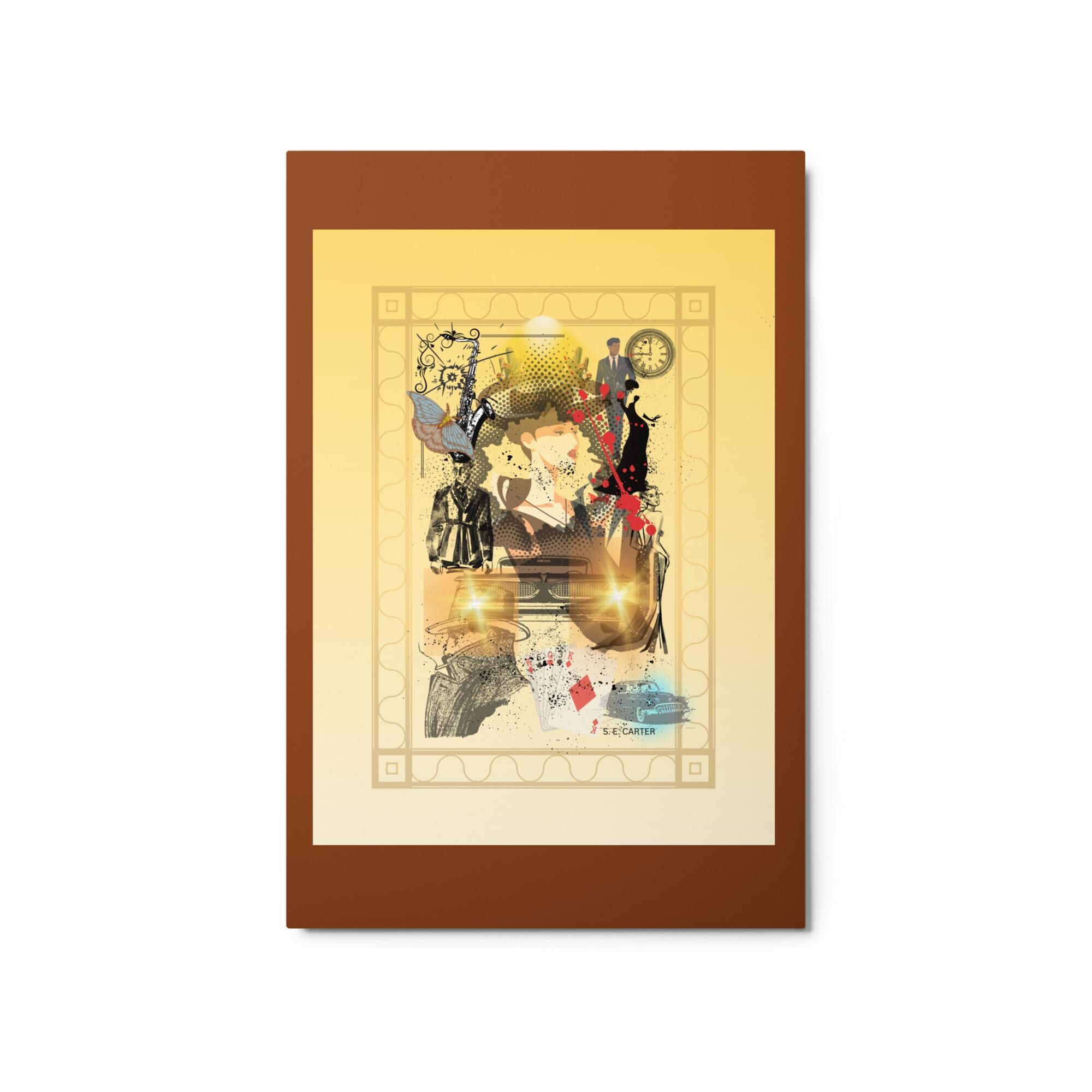 Wall art poster. Surreal, atmospheric, digital illustration -Metal print 20x30 - "That night", gallery image 2