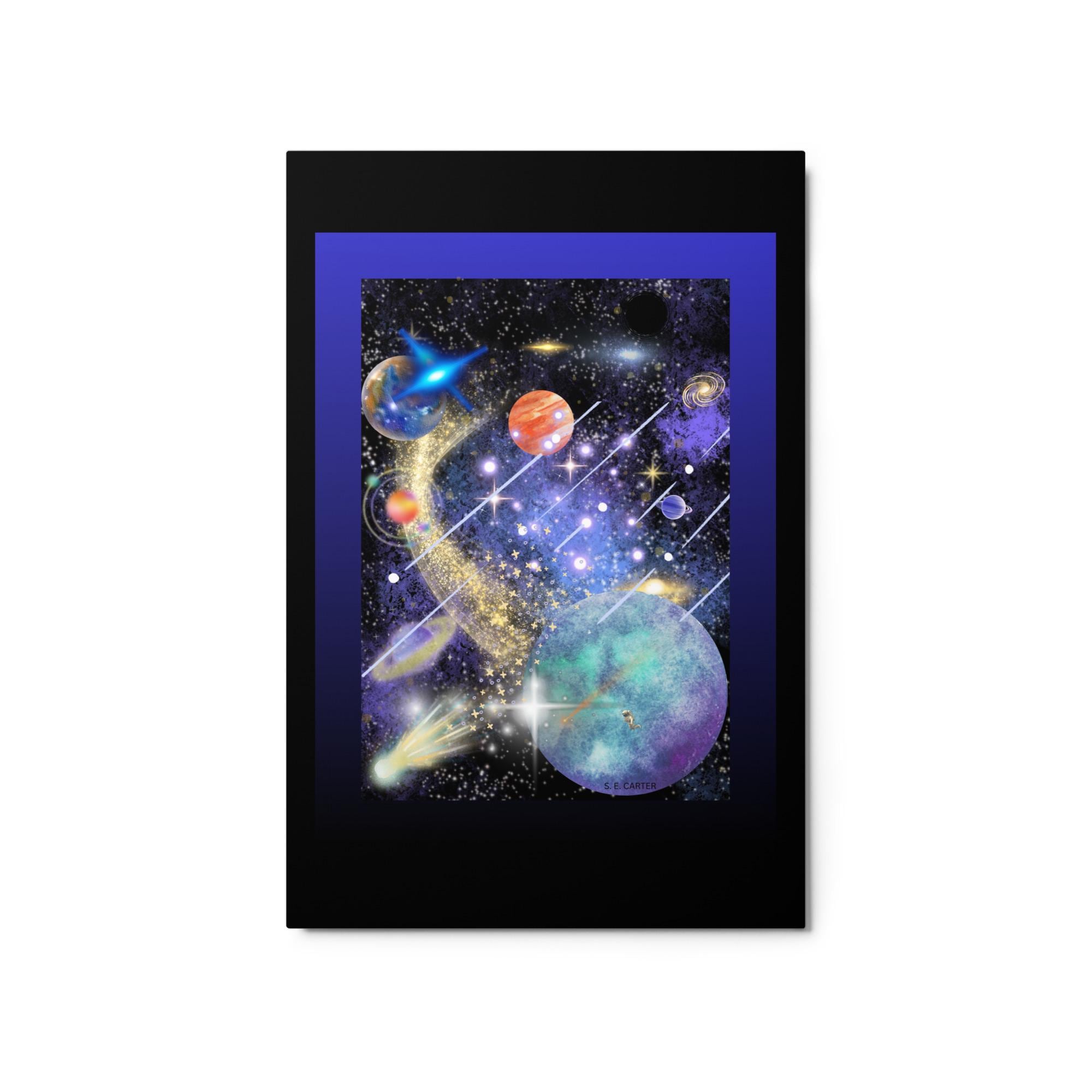 Wall art poster. Surreal, atmospheric, digital illustration -20x30 - Metal prints - "Beyond Us", gallery image 2