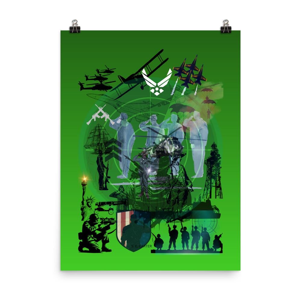 Wall art poster. Surreal, atmospheric, digital illustration -18x24 - Photo paper poster - "Thank you", gallery image 2